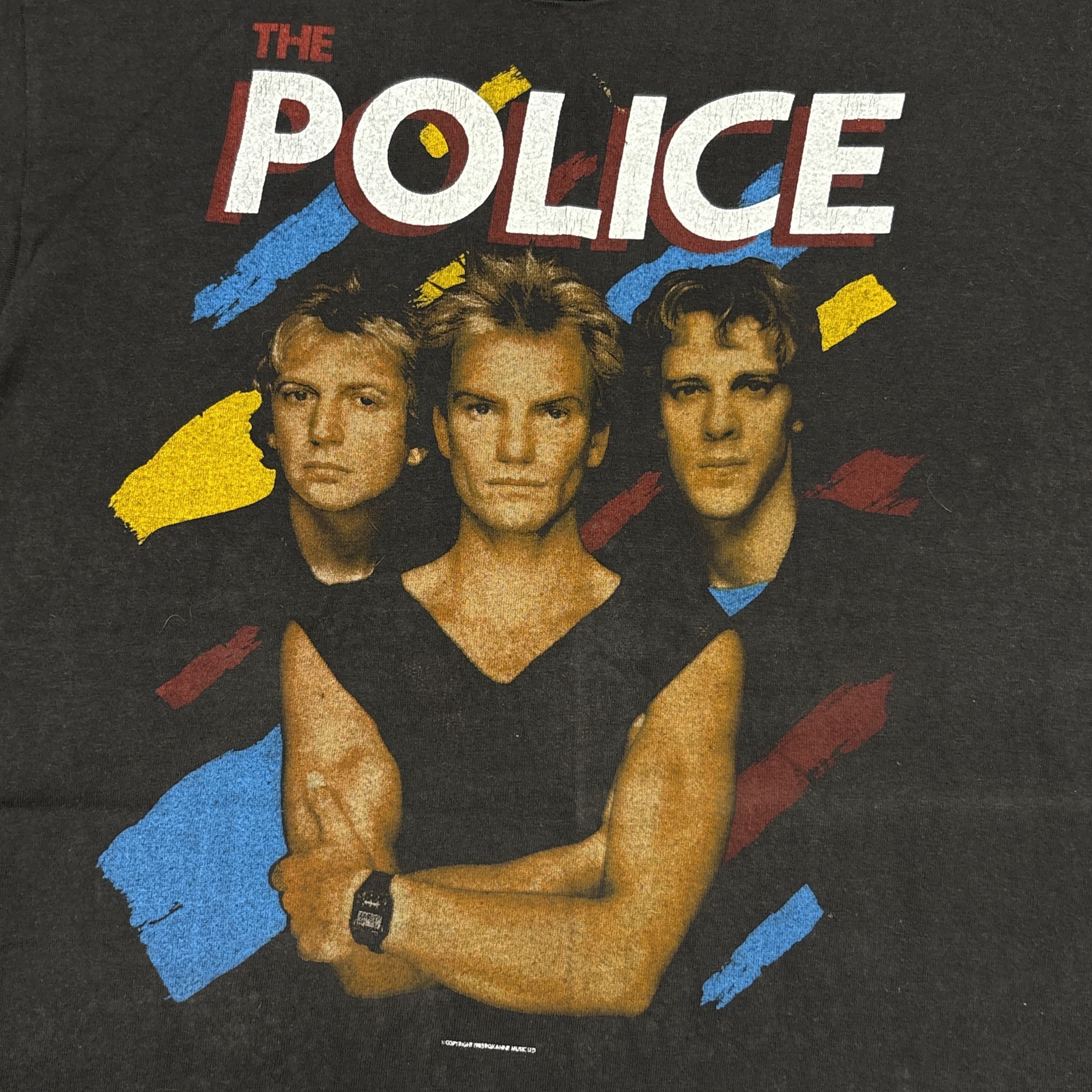Band Tees Vintage The Police T Shirt 80s Tour Band Tee Single Stitch Size US L / EU 52-54 / 3 - 4 Thumbnail