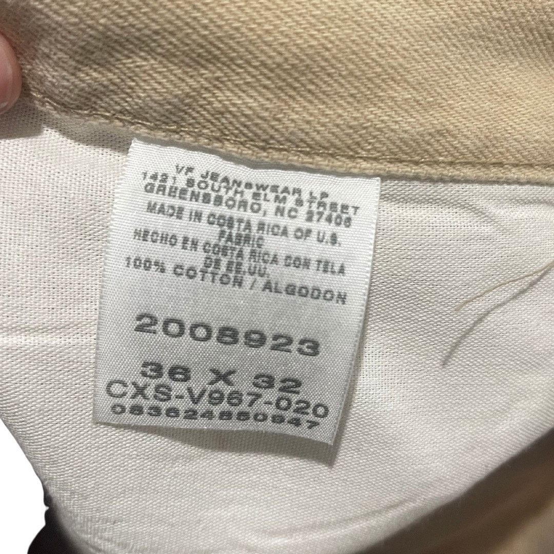Lee Mens Tan Jeans 36X32 Straight Leg Regular Fit Streetwear Size US 36 / EU 52 - 5 Thumbnail