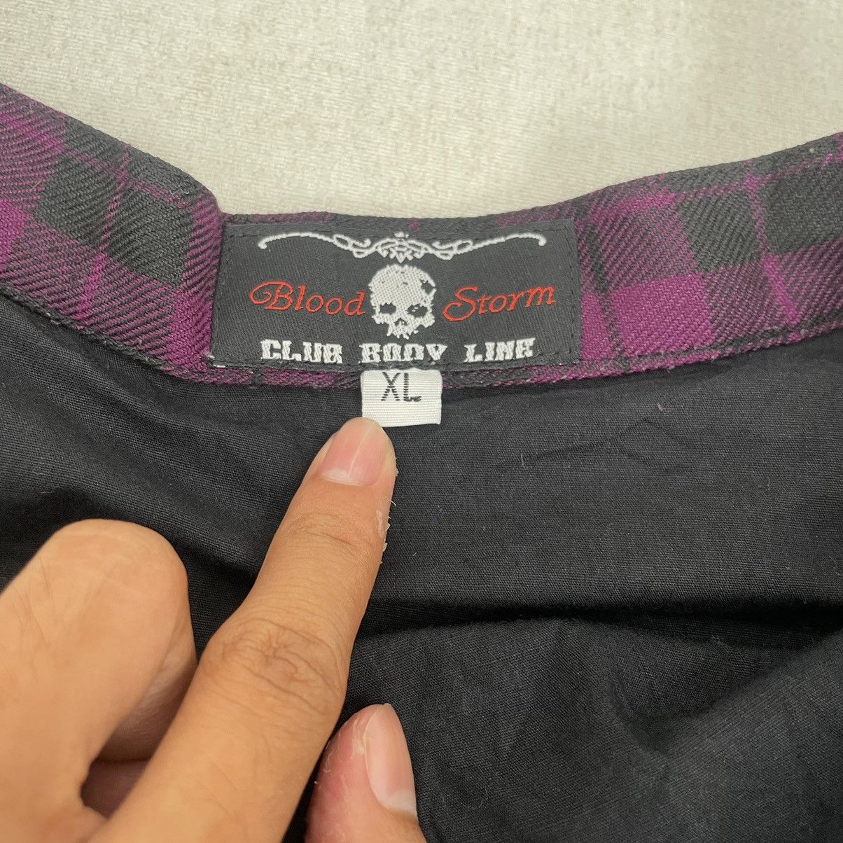 If Six Was Nine Blood Storm Mini Skirt With Removeable Pocket Punk Style Size 27" / US 4 / IT 40 - 9 Thumbnail