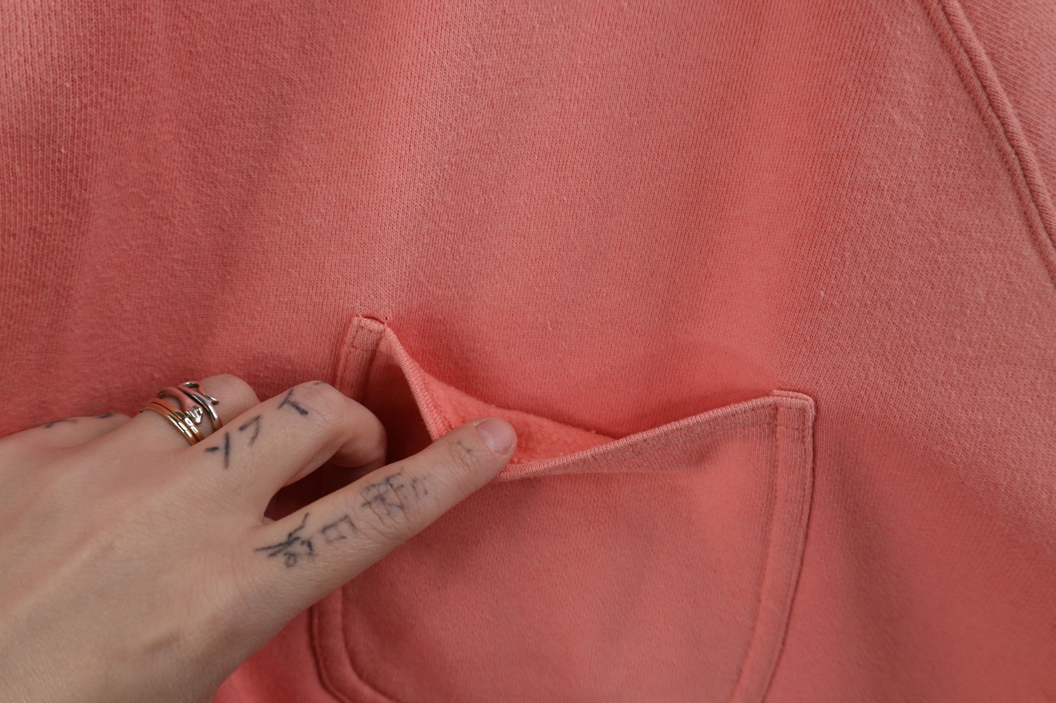 Ralph Lauren × Vintage Vintage 90s Ralph Lauren Baggy Pocket Sweatshirt Pink Size US XL / EU 56 / 4 - 6 Thumbnail