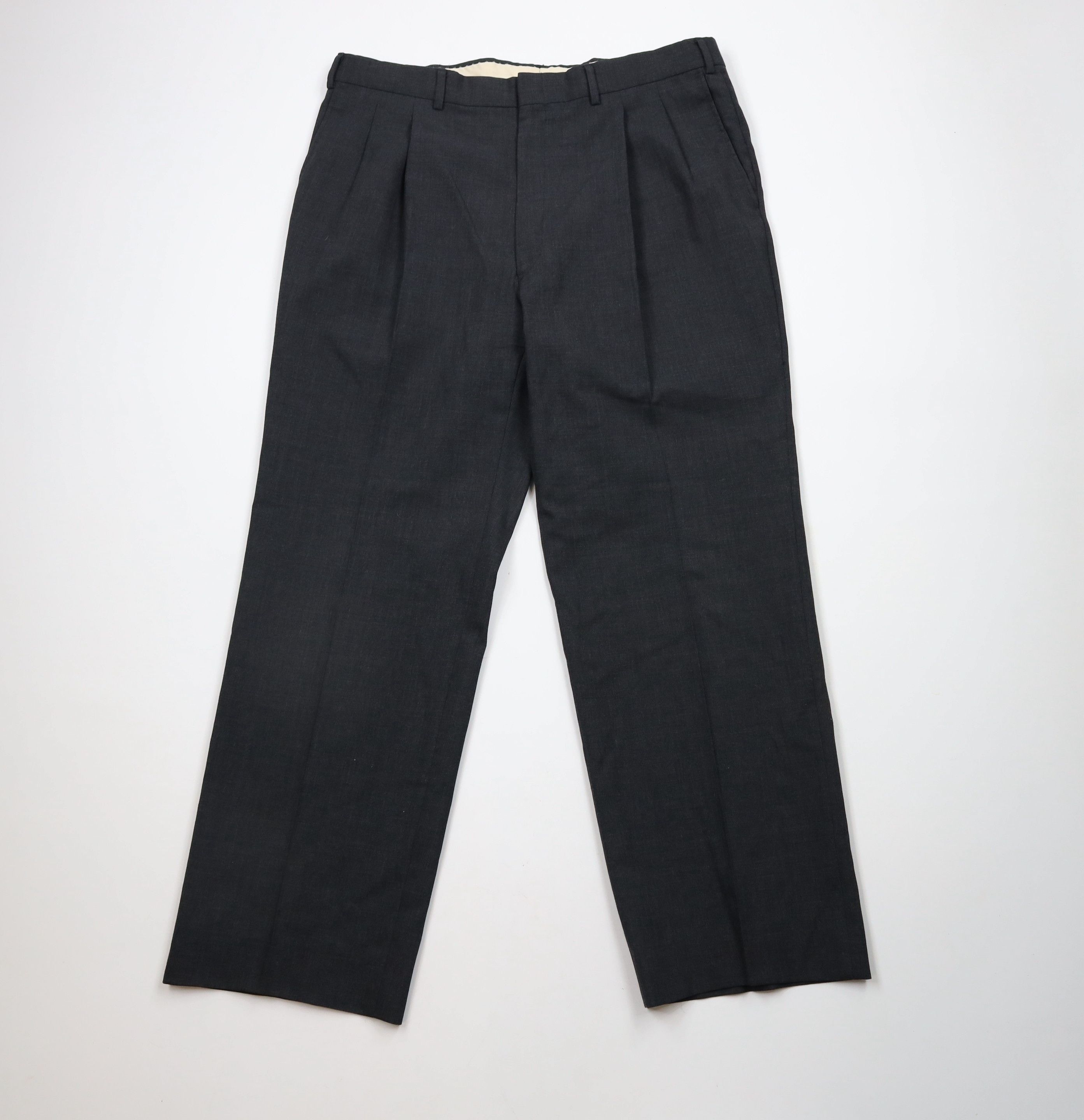 Vintage Vintage 70s Streetwear Wool Wide Leg Bell Bottoms Pants USA Size US 38 / EU 54 - 1 Thumbnail