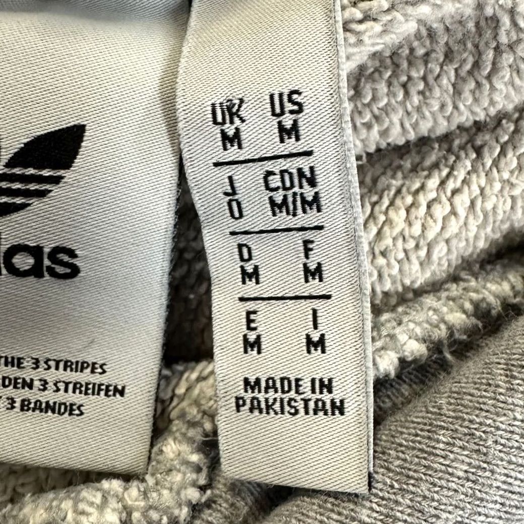Adidas Adidas Sweatshirt Mens Medium Gray Graphic Print Hoodie Long Sleeve Pullover Size US M / EU 48-50 / 2 - 5 Thumbnail