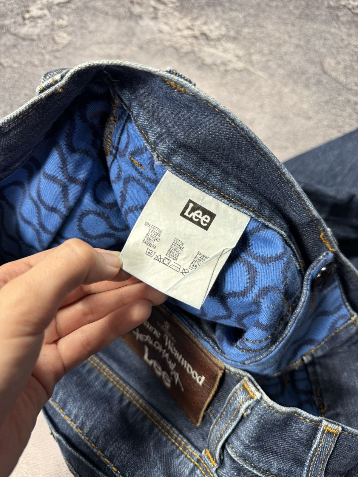Lee × Vivienne Westwood Vivienne Westwood x Lee "Mayfair" Jeans — Rare Collaboration Size US 30 / EU 46 - 7 Thumbnail