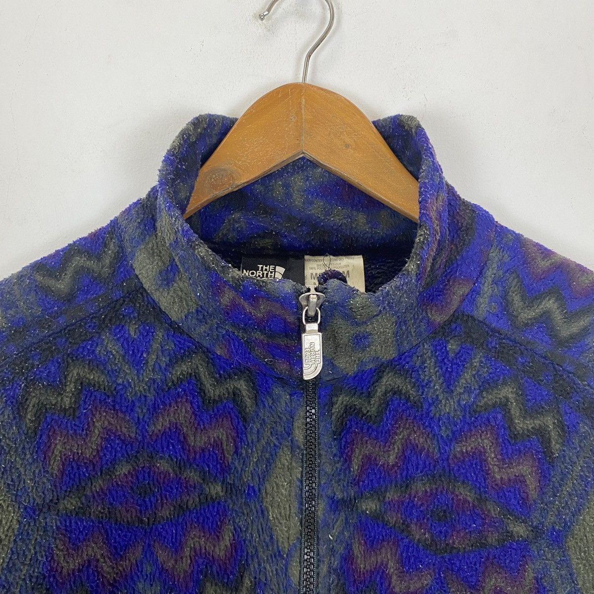 The North Face Vintage The North Face printed fleece zipper jacket Size US M / EU 48-50 / 2 - 6 Thumbnail