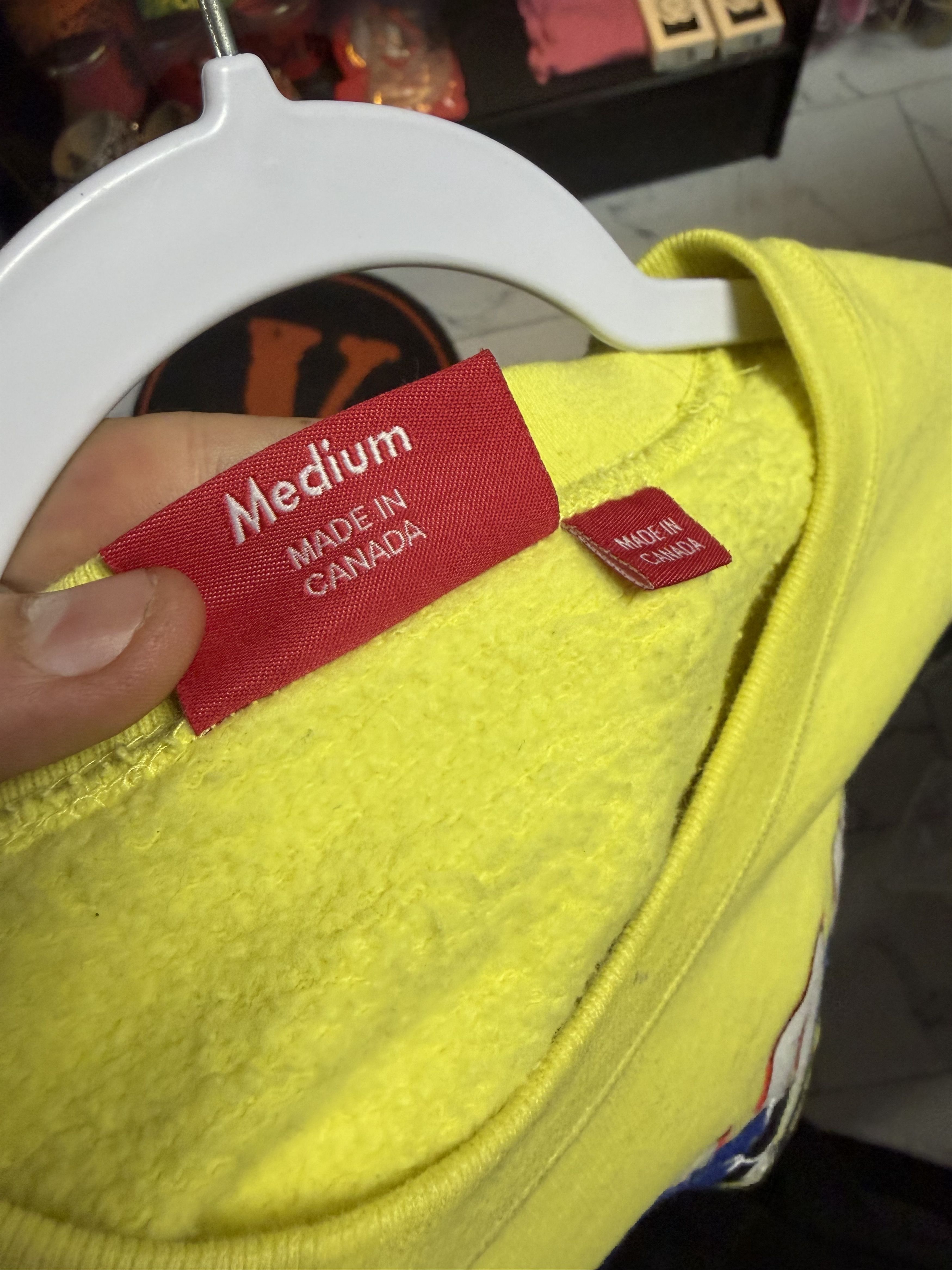 Supreme Supreme Mutli Arc Logo Crew Yellow Size Medium Gently Worn Size US M / EU 48-50 / 2 - 3 Thumbnail