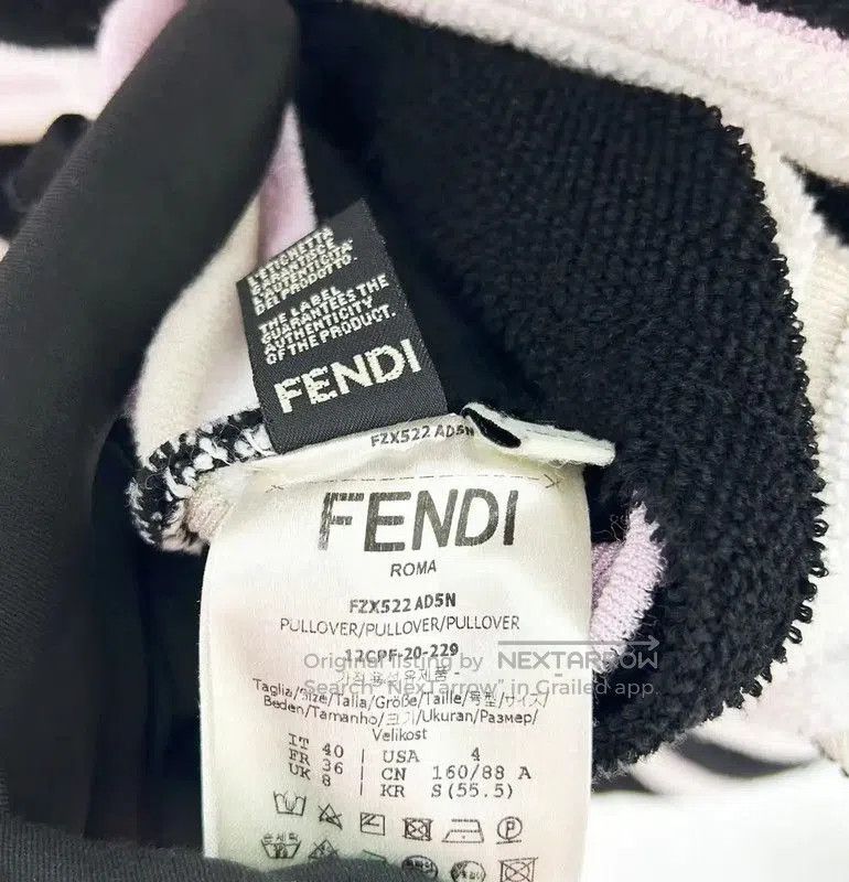 Fendi Fendi Color-Block Striped Women's Knit Top . Size S / US 4 / IT 40 - 5 Thumbnail