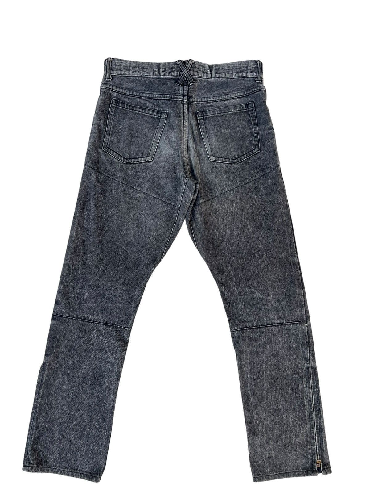 Shellac Analog Lighting Japan Fade Black Denim Selvedge Jeans Size US 31 - 14 Thumbnail