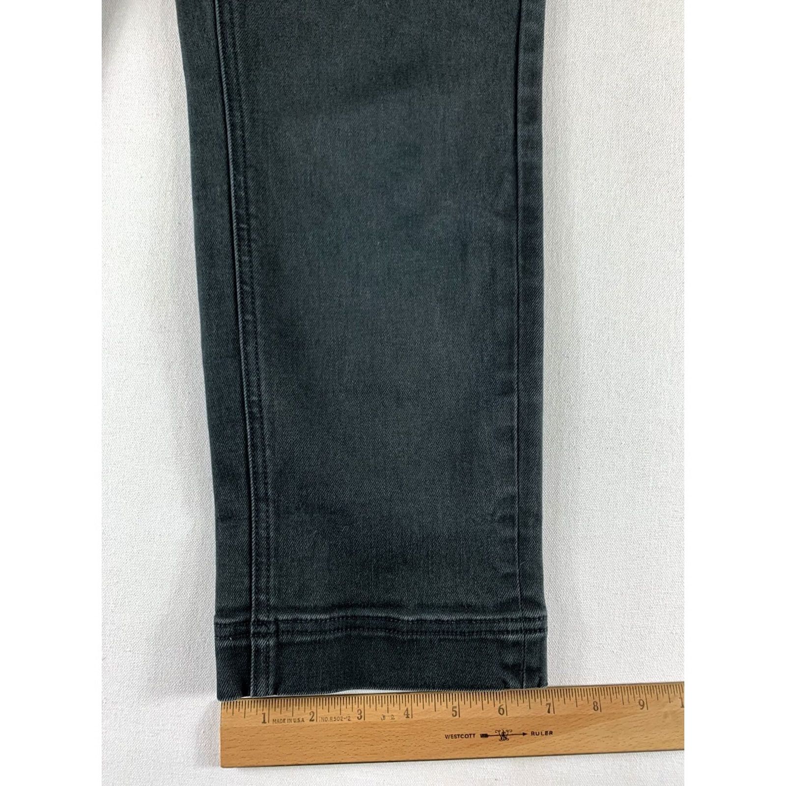 Everlane EVERLANE JEANS WOMENS BLACK CROPPED SLIM REGULAR 28X25 Size 28" / US 6 / IT 42 - 3 Thumbnail