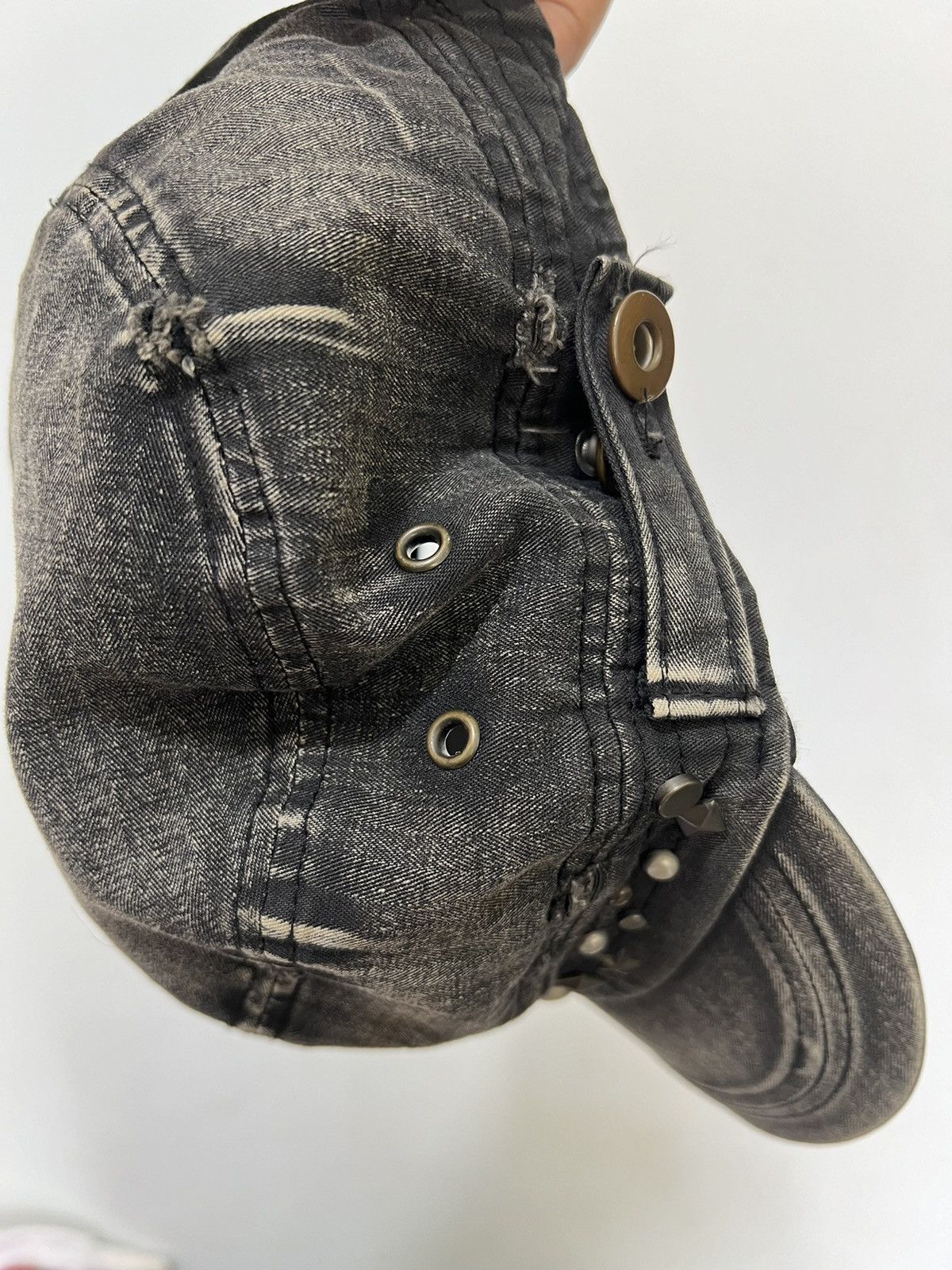 Beauty Beast × Hysteric Glamour × If Six Was Nine JAPANESE STUDDED DISTRESSED PUNK CAP Size ONE SIZE - 4 Thumbnail