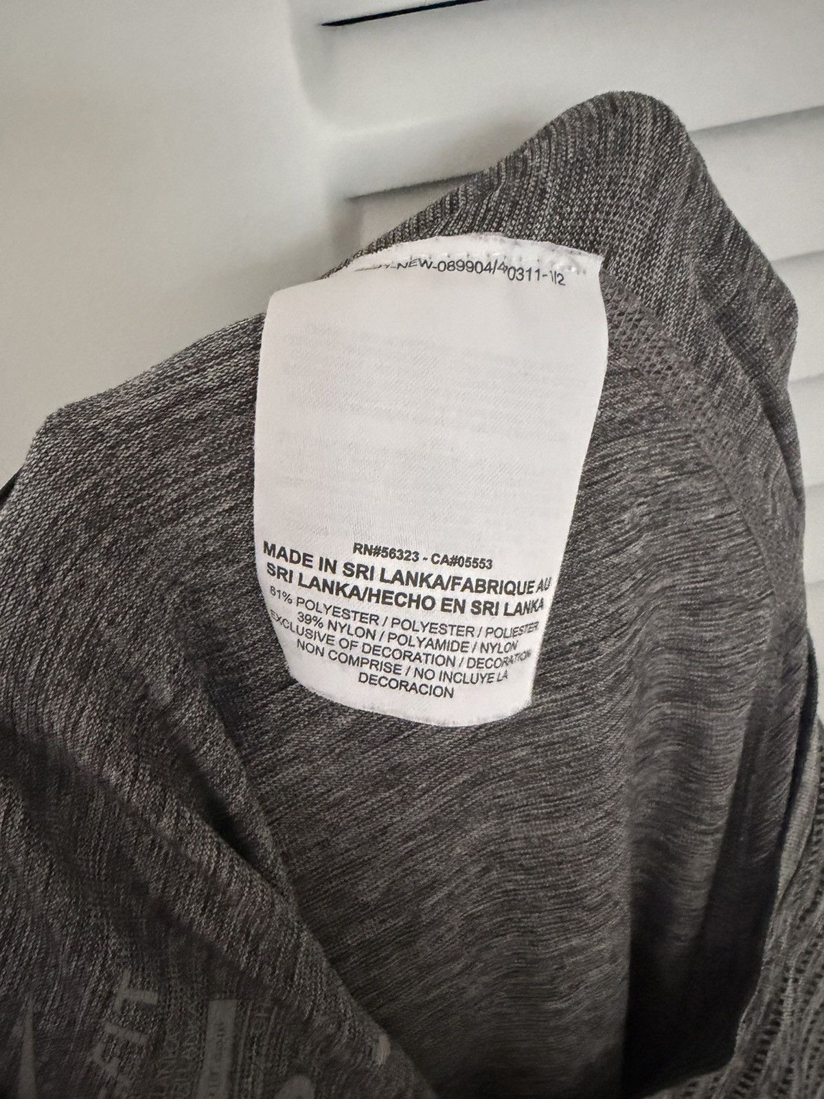 Nike Nike Dri-FIT Grey Seamless Running Tee (Size S) Size US S / EU 44-46 / 1 - 4 Thumbnail