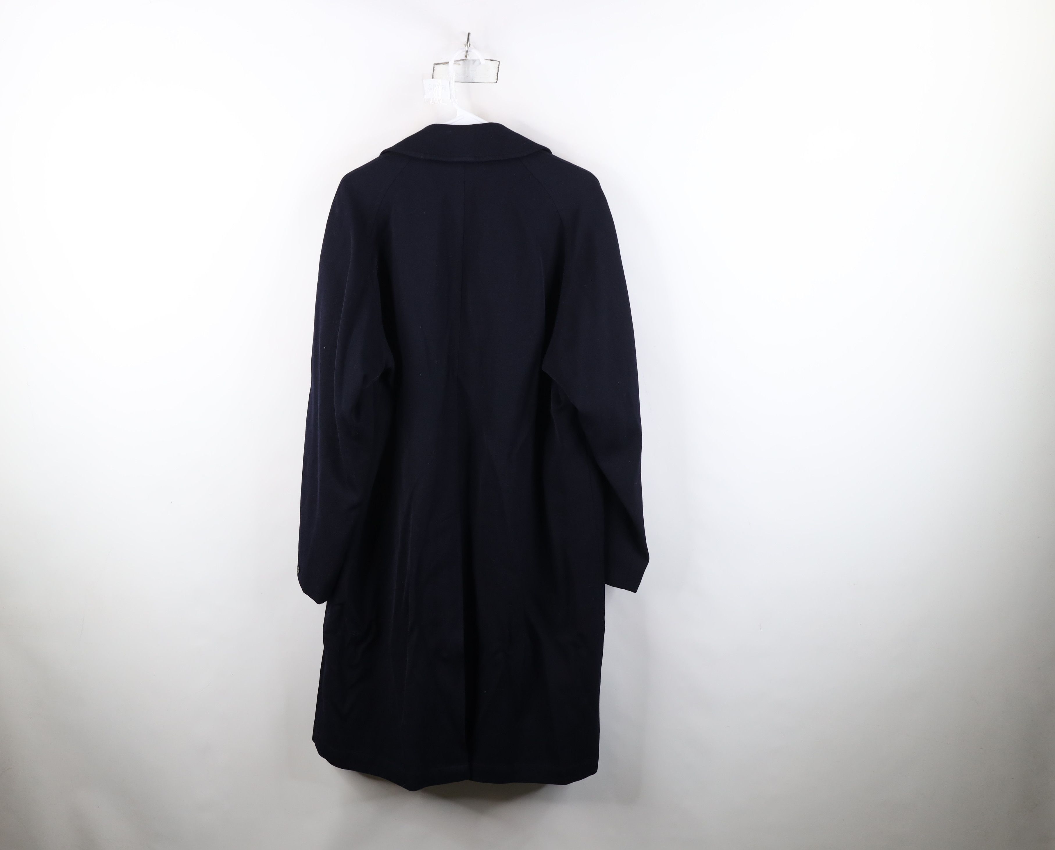 Vintage Vintage 70s Streetwear Collared Overcoat Jacket Blue Size US XL / EU 56 / 4 - 13 Thumbnail