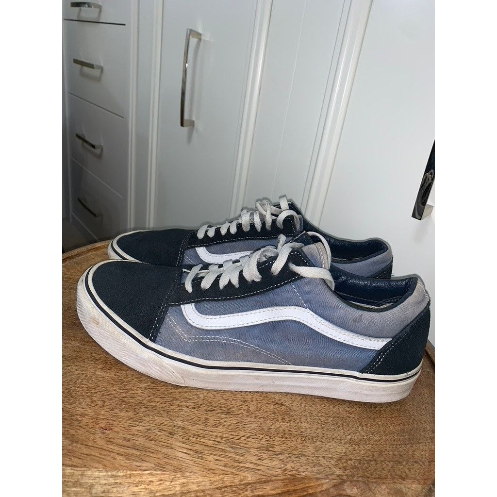 Vans Vans Old Skool Men's Sneakers Navy Blue Suede Size 10.5 Size US 10.5 / EU 43-44 - 3 Thumbnail