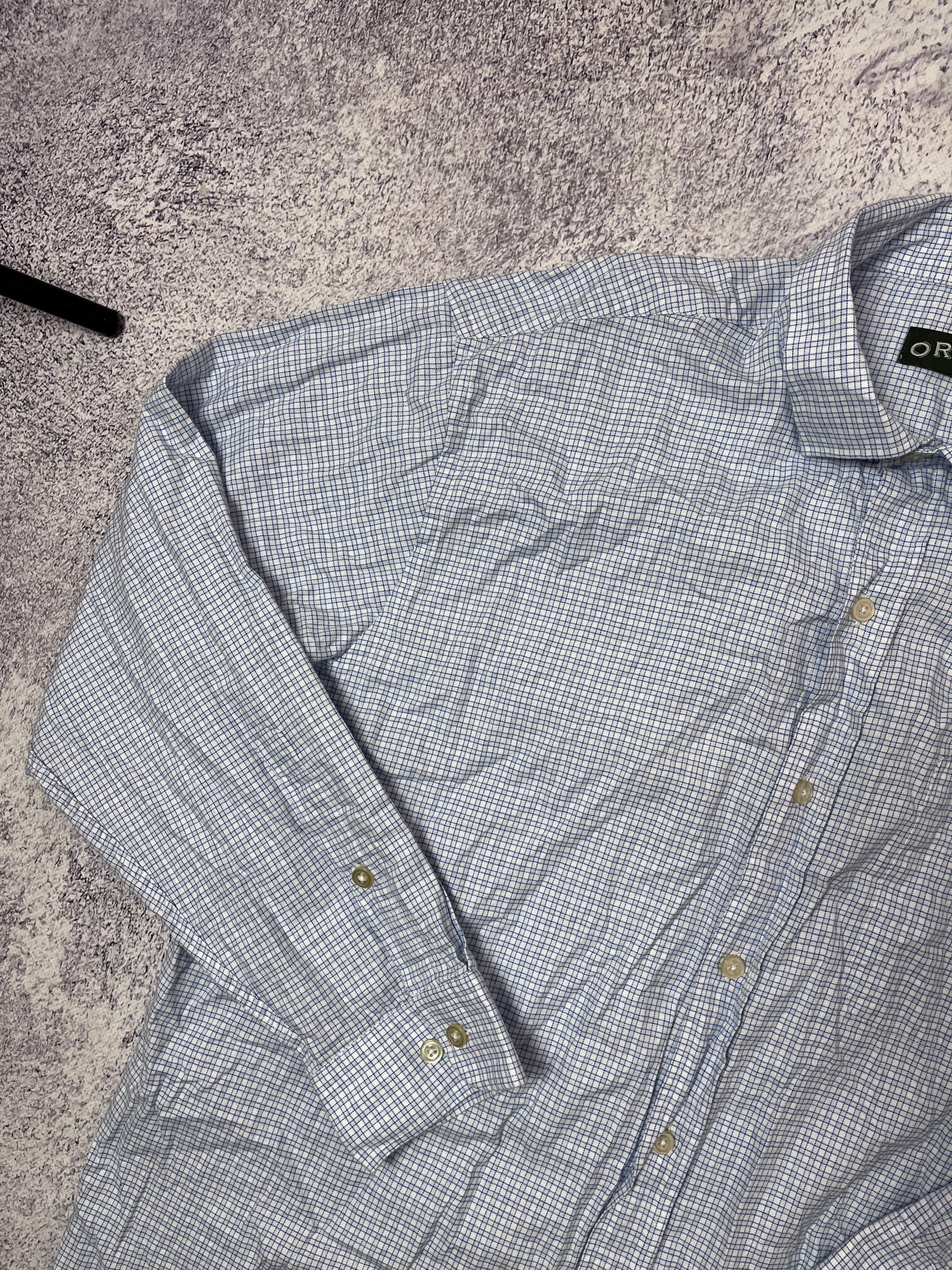 Orvis Mens shirt Eton Custom Made Size US L / EU 52-54 / 3 - 4 Thumbnail