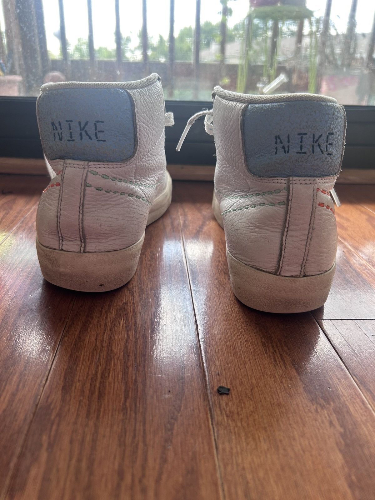 Nike Nike Blazer Mid '77 Vintage White Sneakers Size US 8.5 / EU 41-42 - 5 Thumbnail