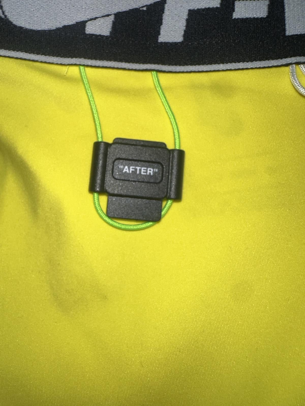 Nike OFF-WHITE x Nike Women's Training Shorts Opti Yellow Size 25" / US 0 / IT 36 - 2 Thumbnail
