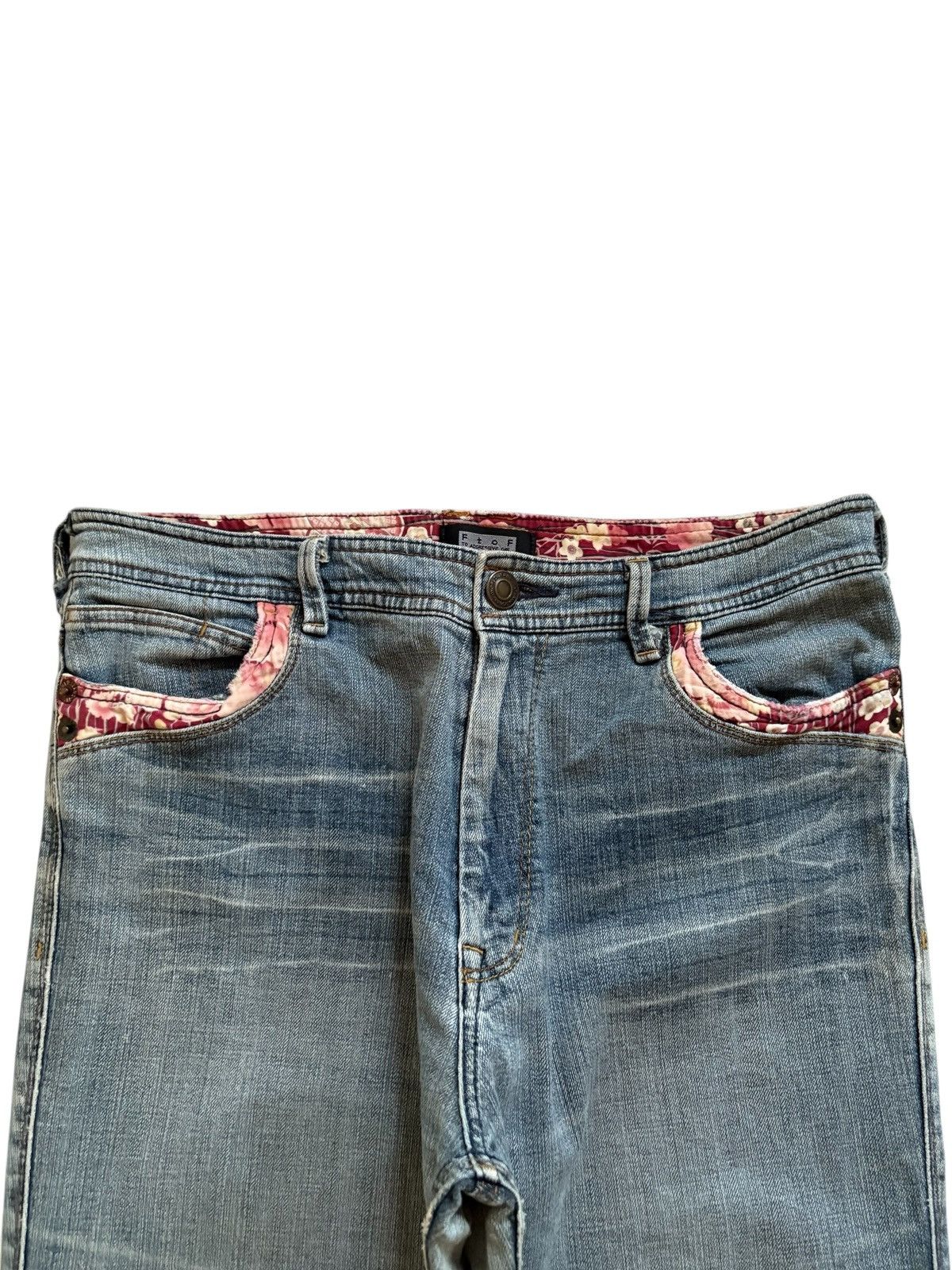 Hysteric Glamour × Japanese Brand Vintage Japanese Brand Harajuku Style Distress Flare Jean Size 32" / US 10 / IT 46 - 4 Thumbnail