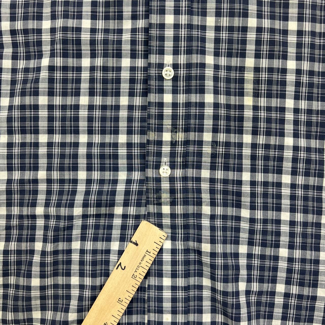 Ralph Lauren Vintage Ralph Lauren Blake Button Down Plaid ShortSleeve L Size US L / EU 52-54 / 3 - 3 Thumbnail