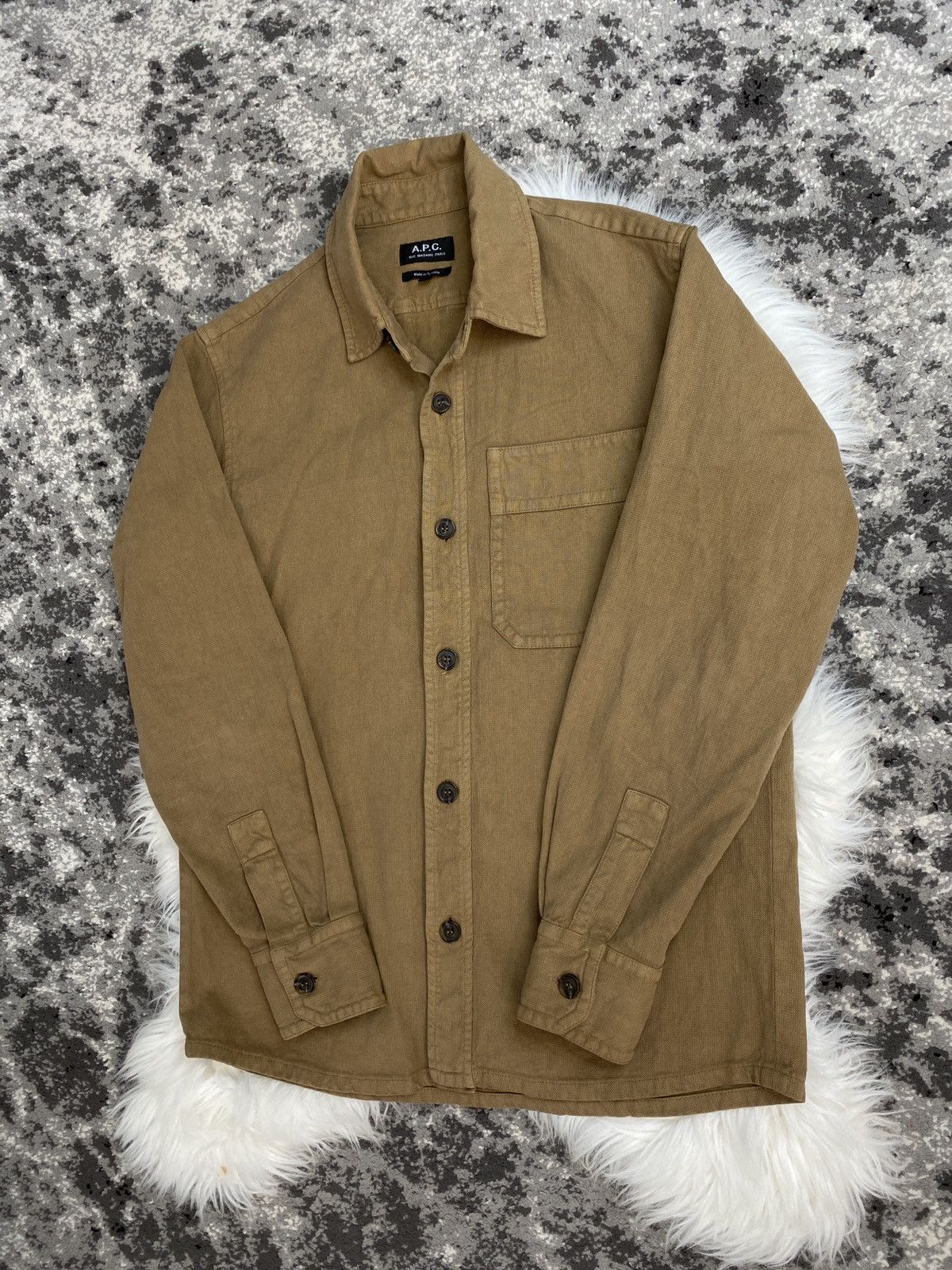 A.P.C. A.P.C. Shirt Beige Colour XS-S Size Size US XS / EU 42 / 0 - 3 Thumbnail