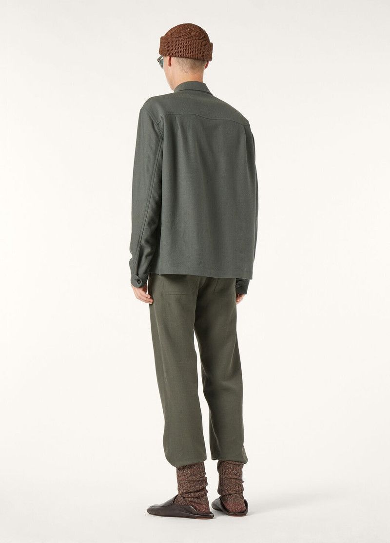 Loro Piana o1w1db10226 FAP1755 Alfred Overshirt in Dark Grey Size US M / EU 48-50 / 2 - 5 Thumbnail
