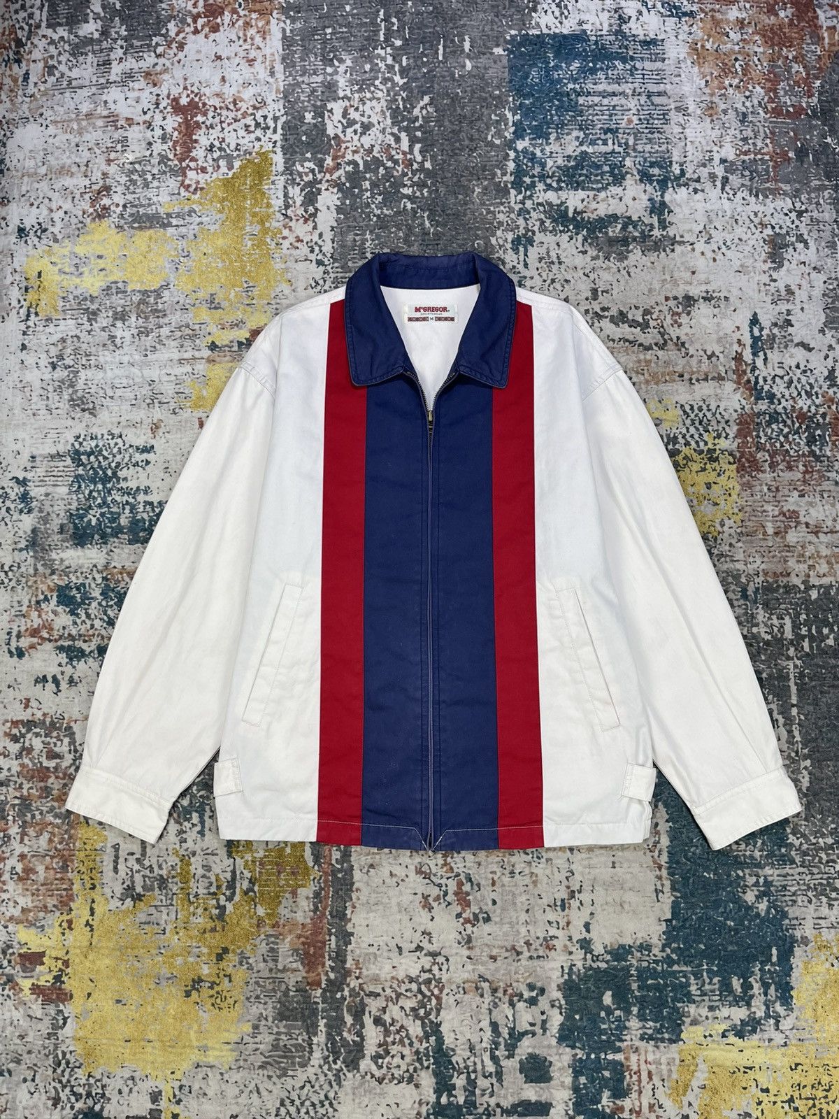 McGregor Vtg McGregor Stars And Stripes Back Hit Jacket Size US M / EU 48-50 / 2 - 2 Thumbnail