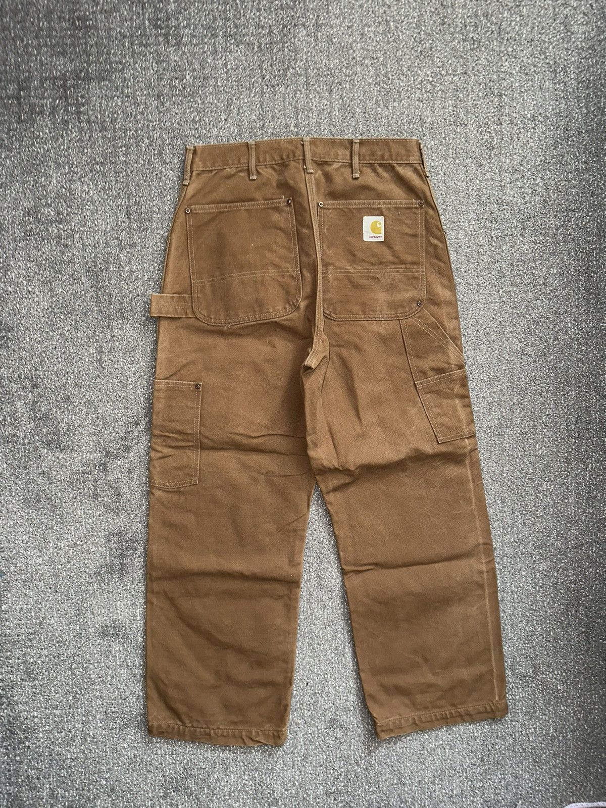 VINATGE 60s CARHARTT 31x29 DOUBLE KNEE CARPENTER DUCK JEANS