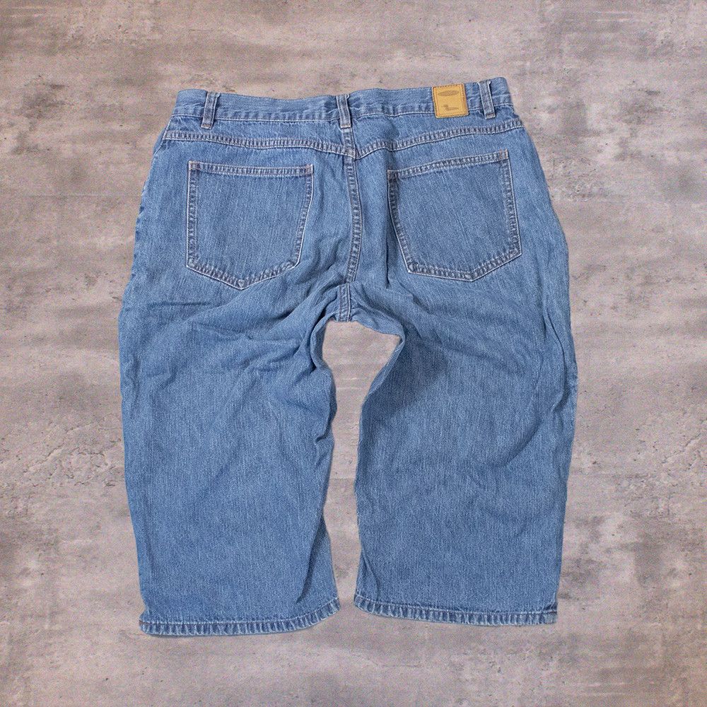 Northern Reflections Y2K 2000's Crazy Midwash Baggy Fit Capris Shorts Size US 34 / EU 50 - 1 Thumbnail