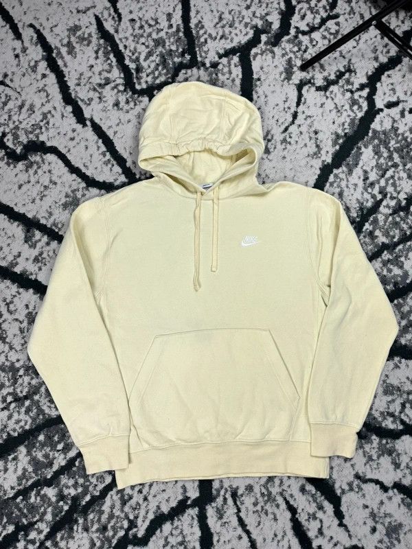 Nike Nike yellow S swoosh logo hoodie Size US S / EU 44-46 / 1 - 1 Thumbnail