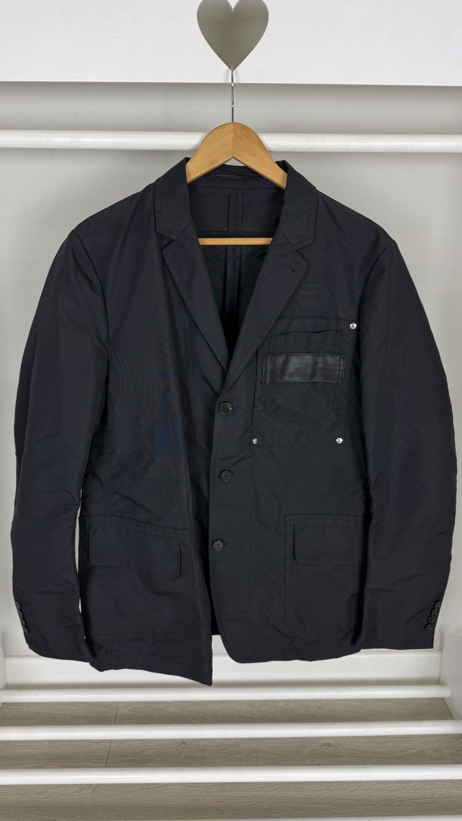 Givenchy Givenchy Nylon Blazer jacket Size 52R - 1 Thumbnail