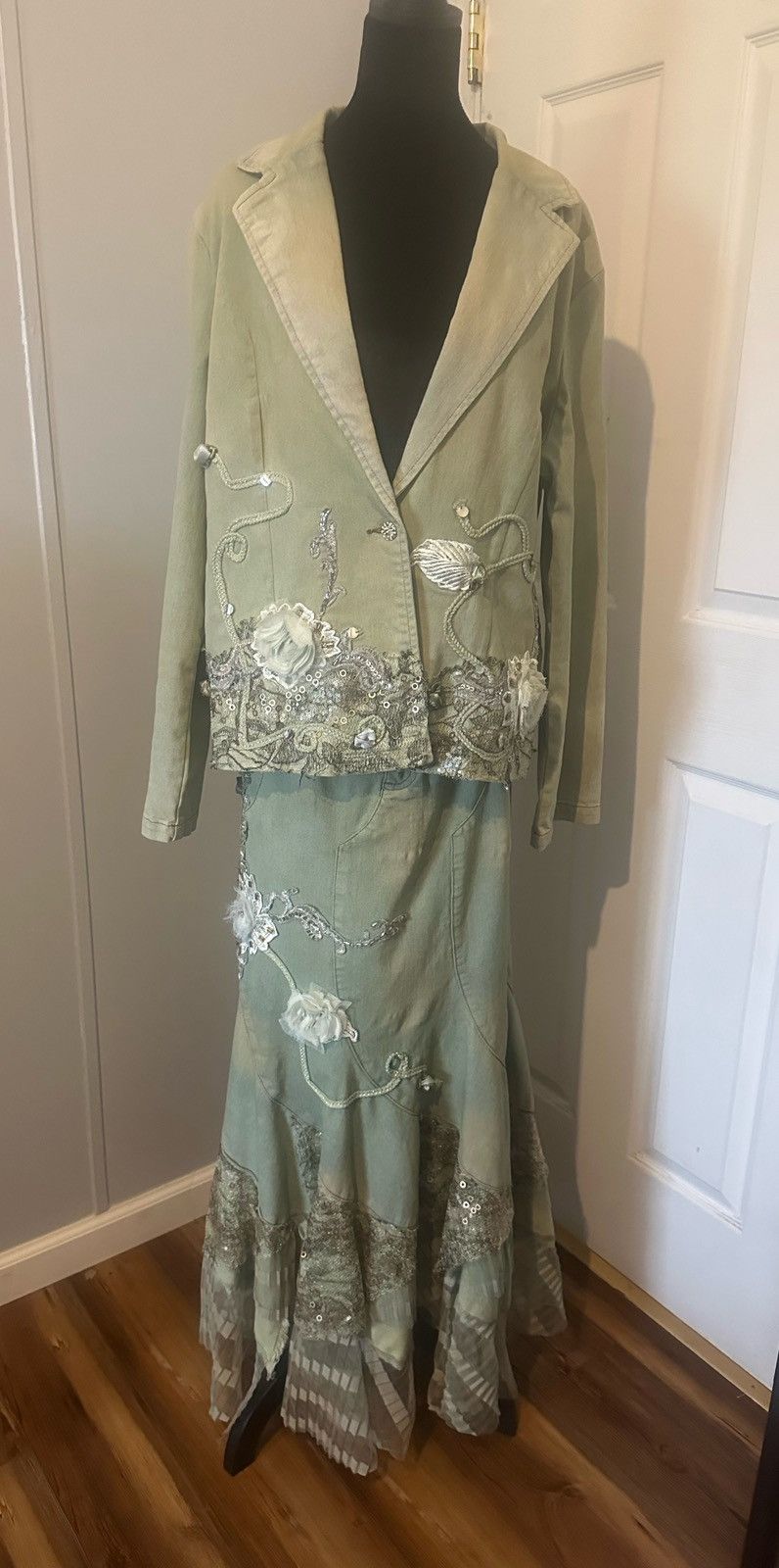 Other VTG Y2K Rossi Roma Embellished Denim 2-Piece Set - XL Size XL / US 12-14 / IT 48-50 - 1 Thumbnail