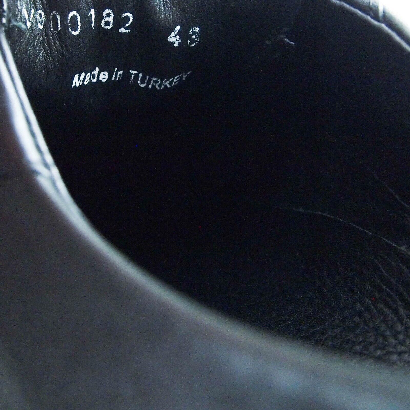 Versace Versace Cap Toe Oxfords Black Leather Mens US 10 EU 43 Size US 10 / EU 43 - 6 Thumbnail
