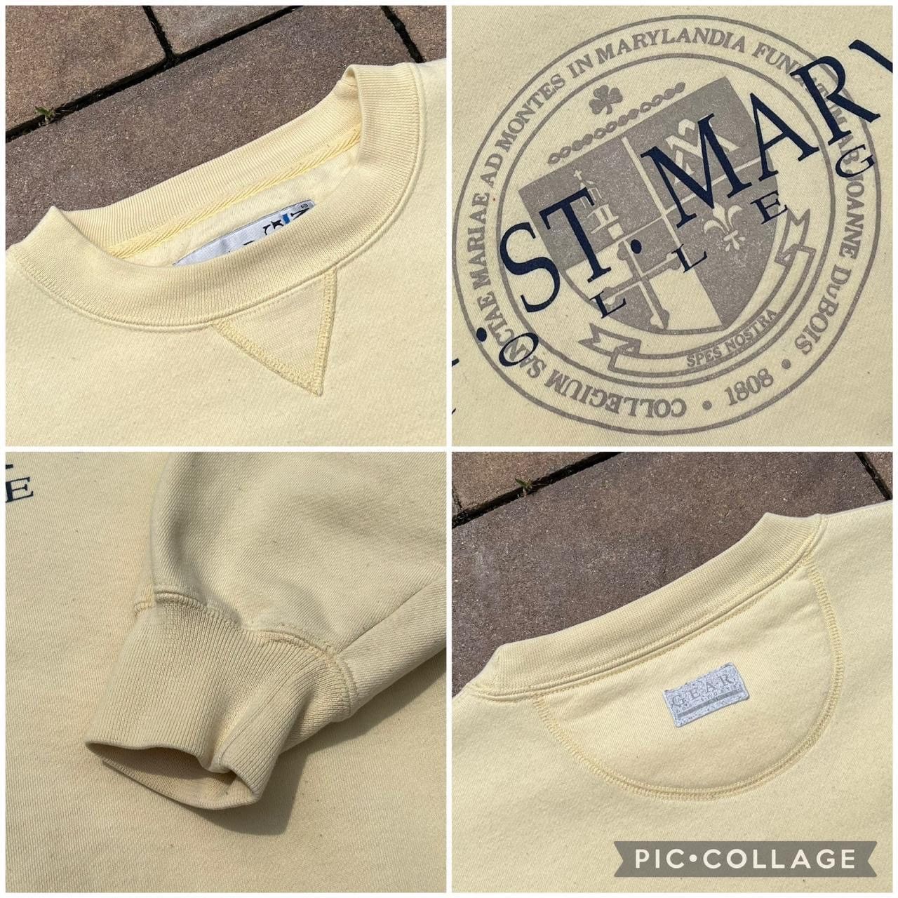 Vintage Vintage GEAR For Sports St Mary’s College Crewneck Size US S / EU 44-46 / 1 - 3 Thumbnail