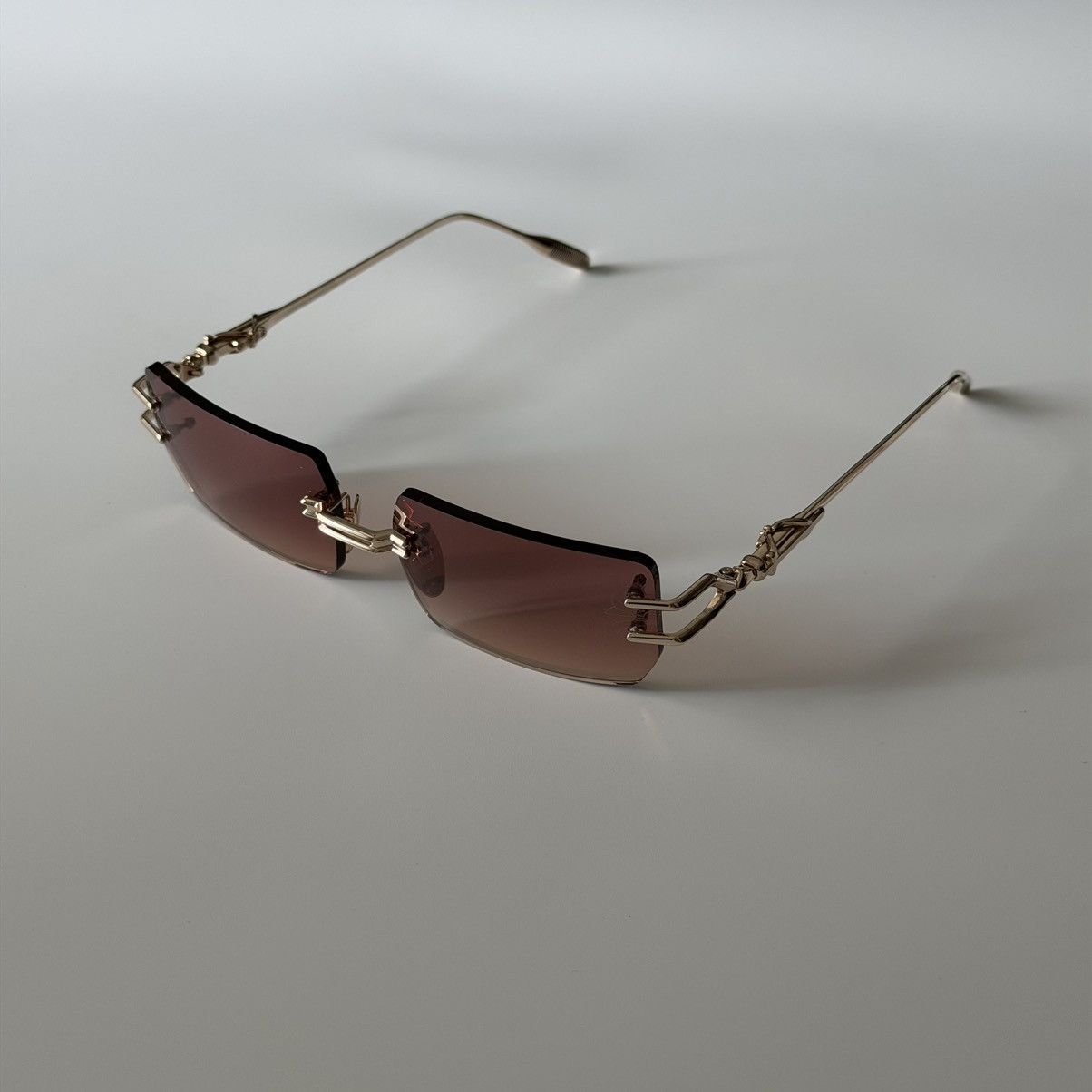 Chrome Hearts Chrome Hearts Beef Tomato Glasses | Grailed