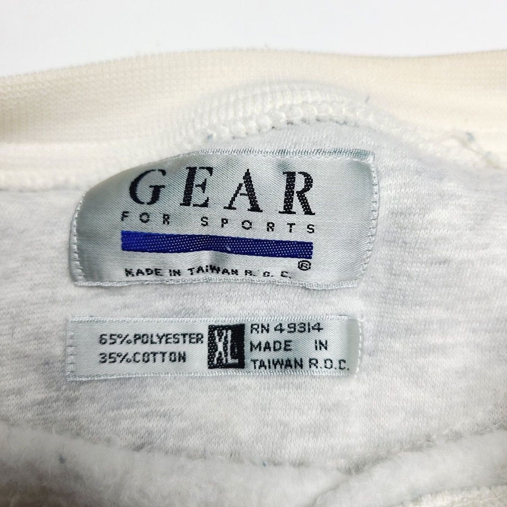 Vintage VINTAGE Gear For Sports Sweatshirt Men XL Gr ay Outdoors The Rockie Mountains 90's Size US XL / EU 56 / 4 - 6 Thumbnail