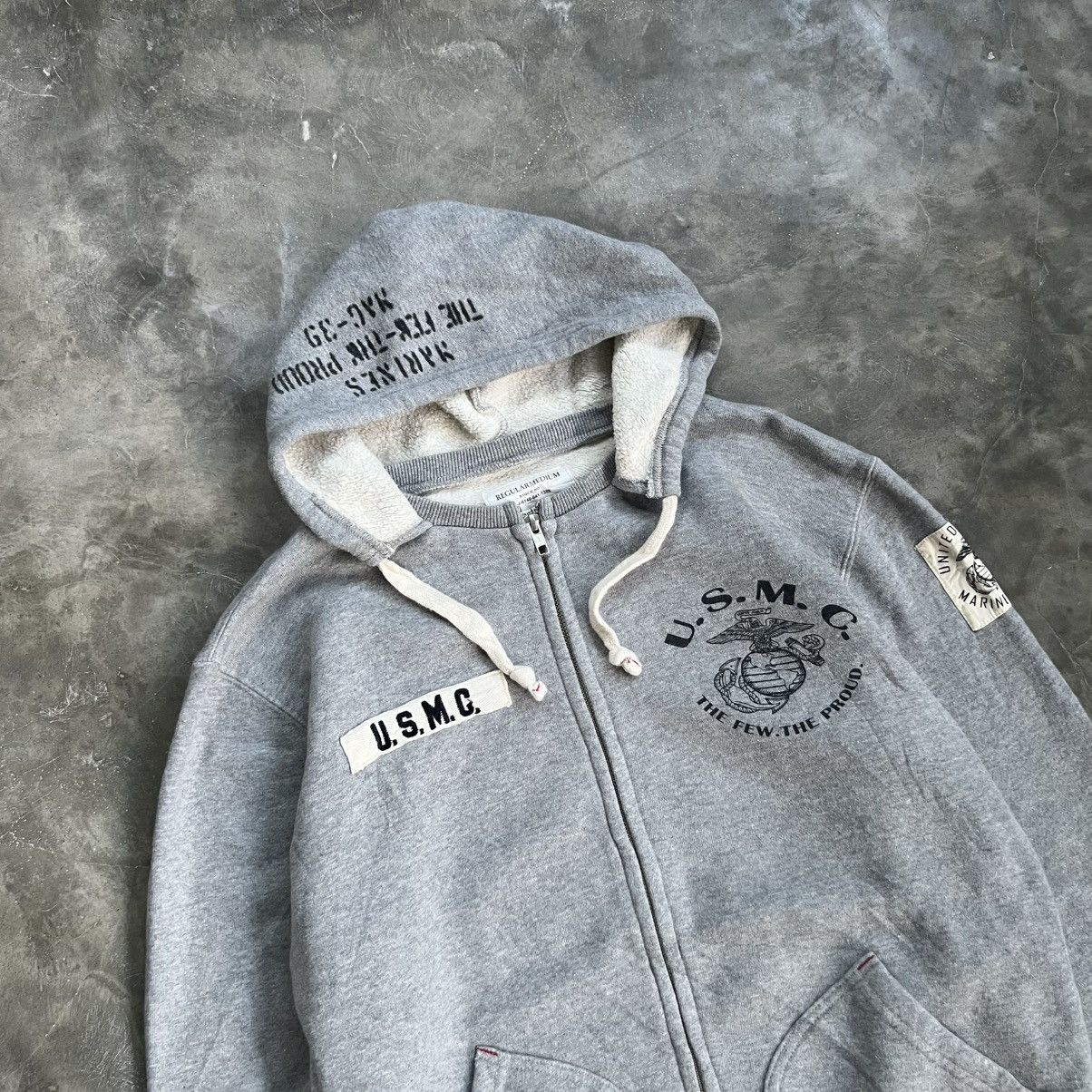 Toyo Enterprises Houston Sugar Cane Style Inc U.S.M.C. Zip Hoodie Size US M / EU 48-50 / 2 - 2 Thumbnail