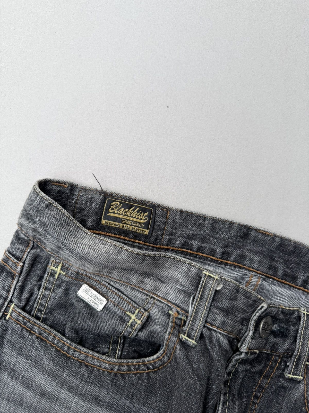 Japanese Brand BLACKHISt lace up flare jeans Size US 30 / EU 46 - 5 Thumbnail