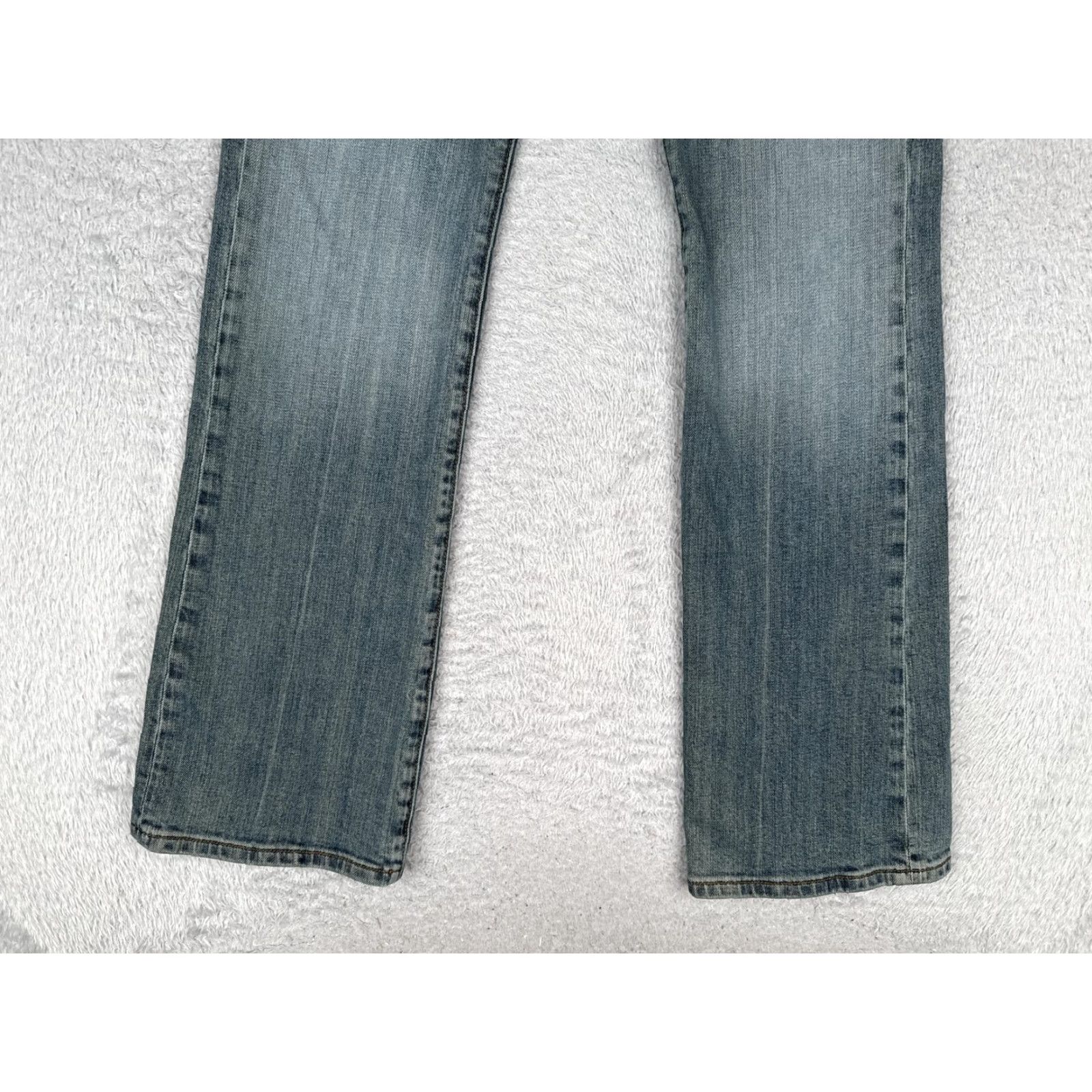 Denime Vertigo Jeans Juniors 11/12 Light Wash Mid Rise Straight Stretch Denim 30x32 Size 32" / US 10 / IT 46 - 2 Thumbnail
