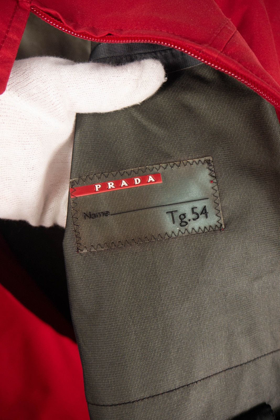Designer × Prada Red Vintage Prada gore tex jacket Size US L / EU 52-54 / 3 - 12 Thumbnail