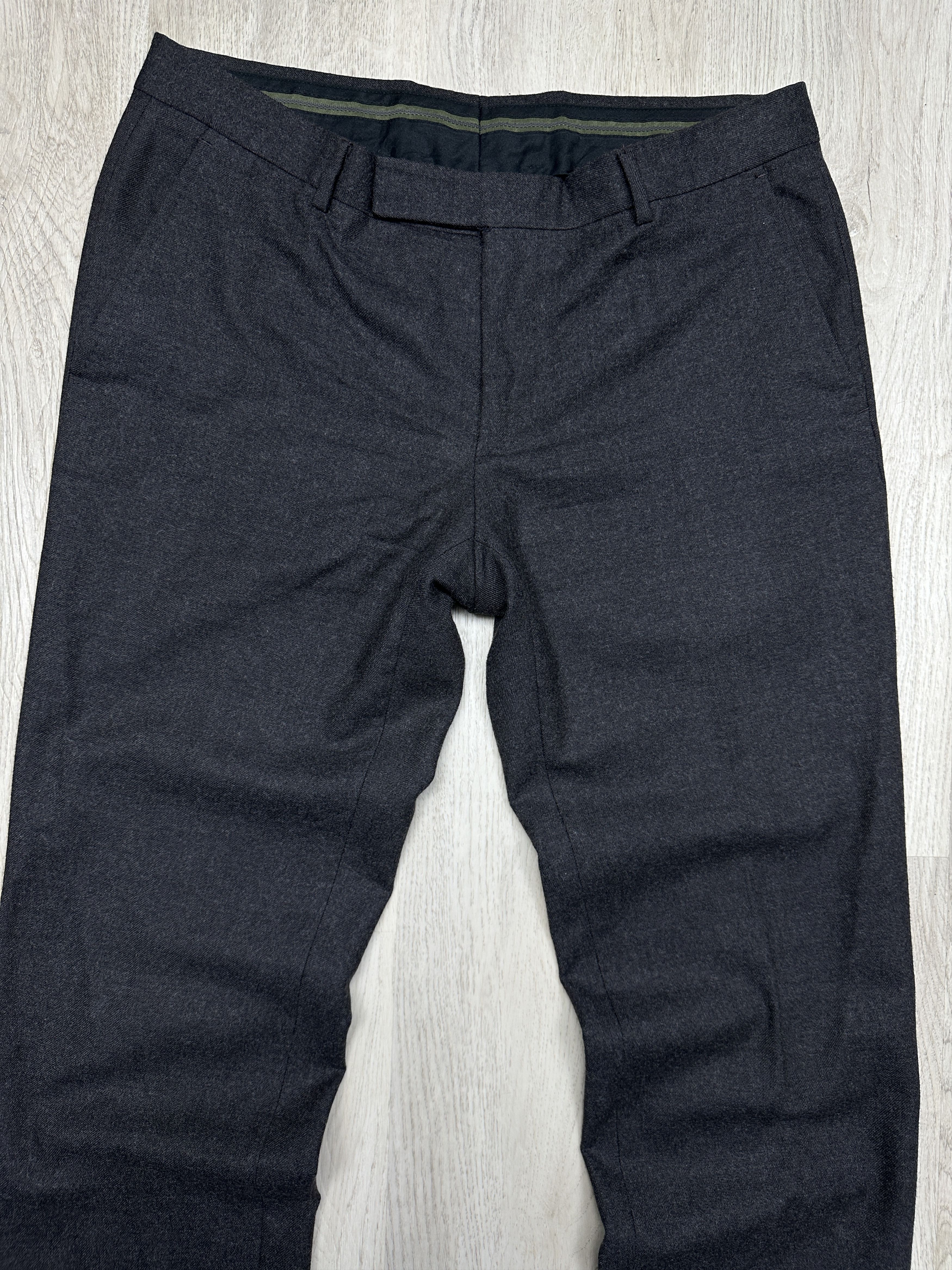 Z Zegna Z Zegna Mens Wool Classic Pants Trousers Size US 34 / EU 50 - 2 Thumbnail