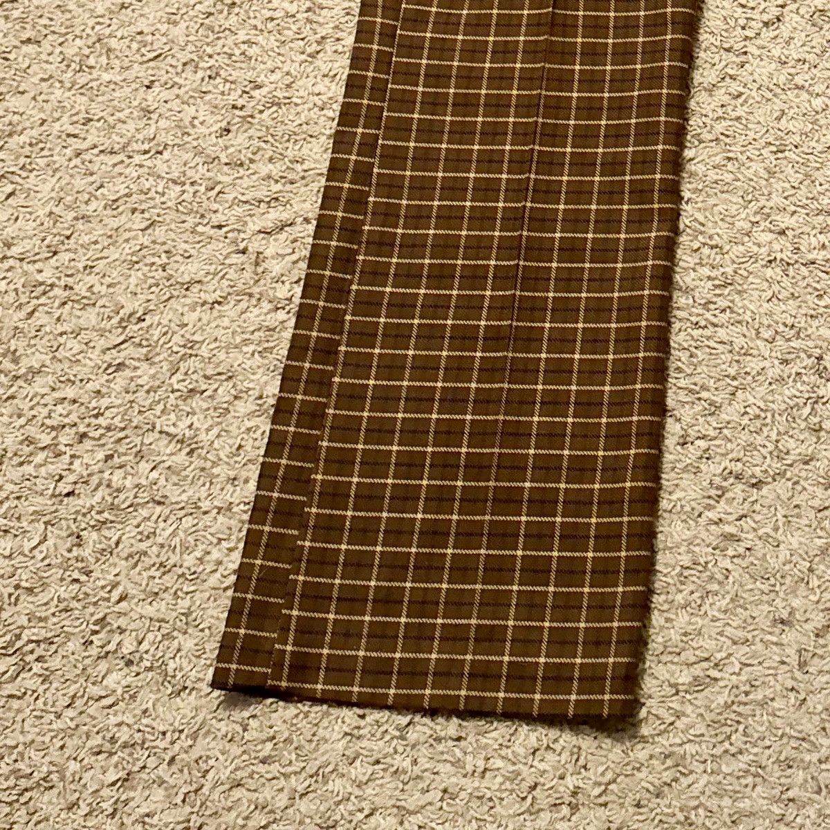 Lee × Vintage VINTAGE 70s BROWN PATTERNED LEE PANTS! Size US 36 / EU 52 - 3 Thumbnail