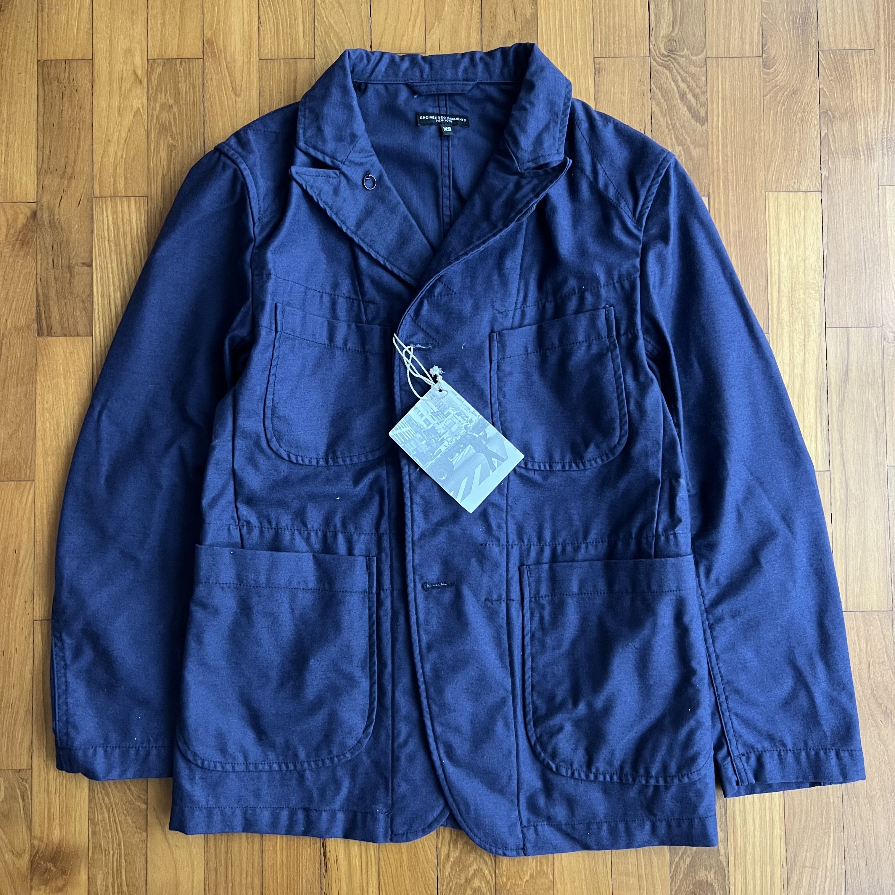 Engineered Garments Engineered Garments Bedford Jacket in Navy Nyco |  Grailed