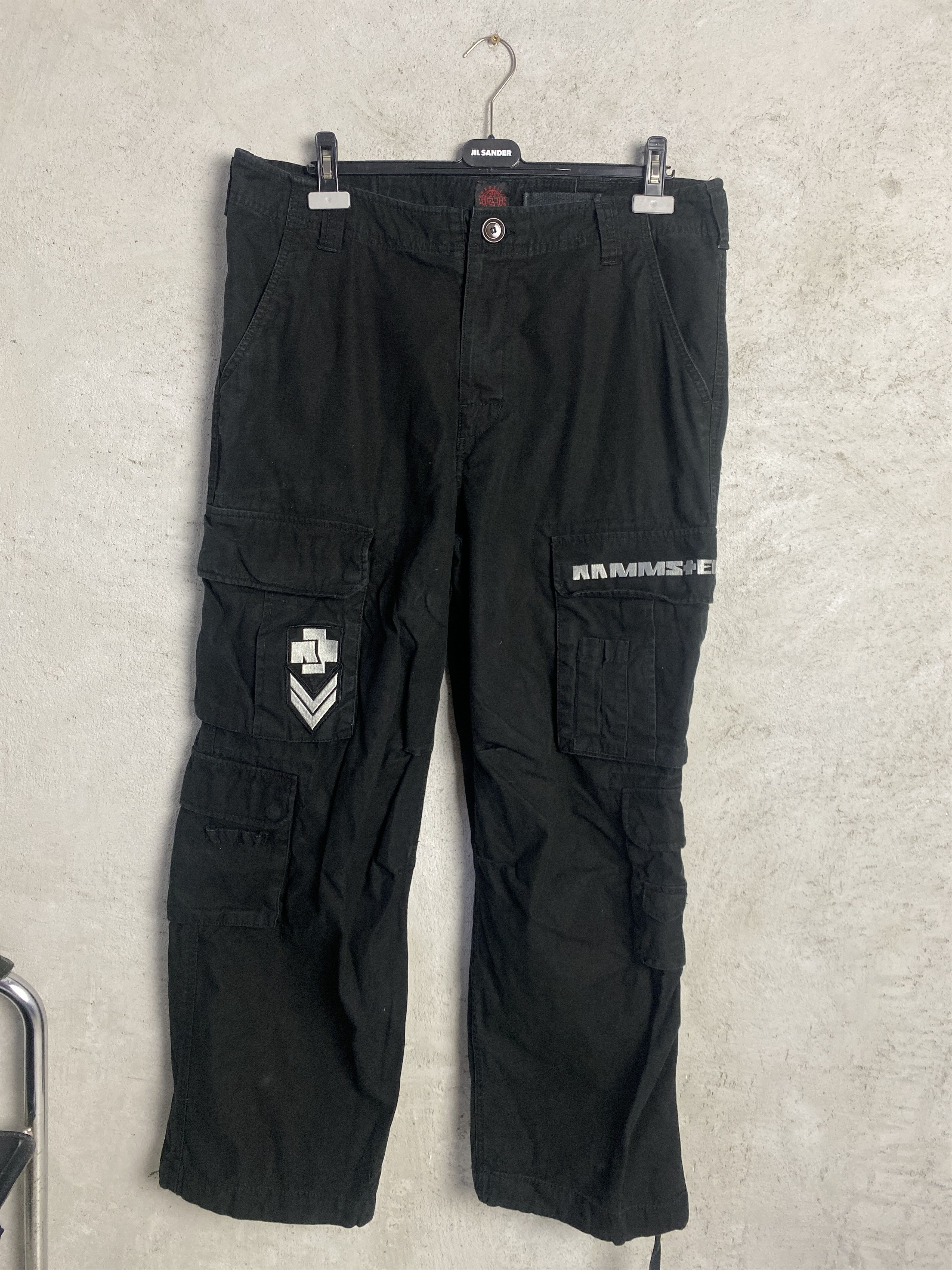 Vintage Rammstein pants cargo vintage rock band opium drain Size US 36 / EU 52 - 1 Thumbnail