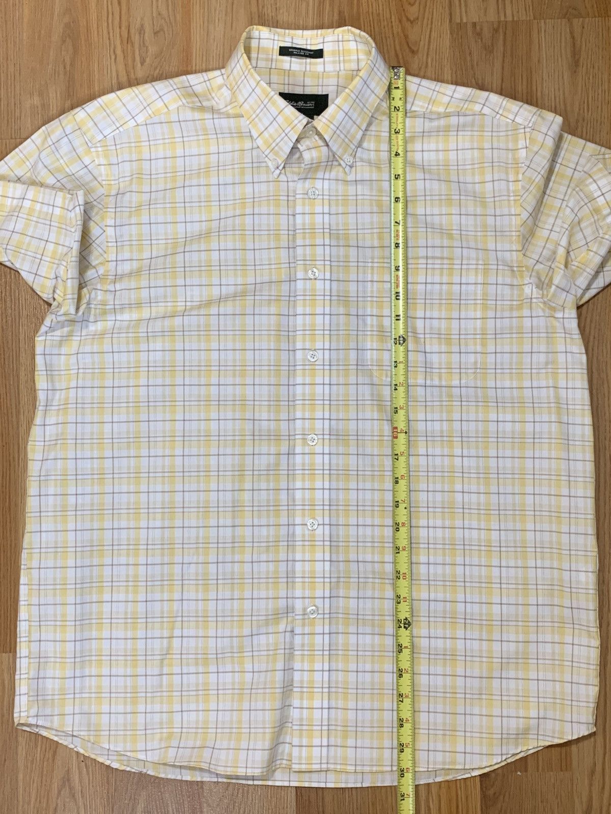 Eddie Bauer SzL-Eddie Bauer Relaxed Fit Short Sleeve Button Up Plaid Size US L / EU 52-54 / 3 - 6 Thumbnail