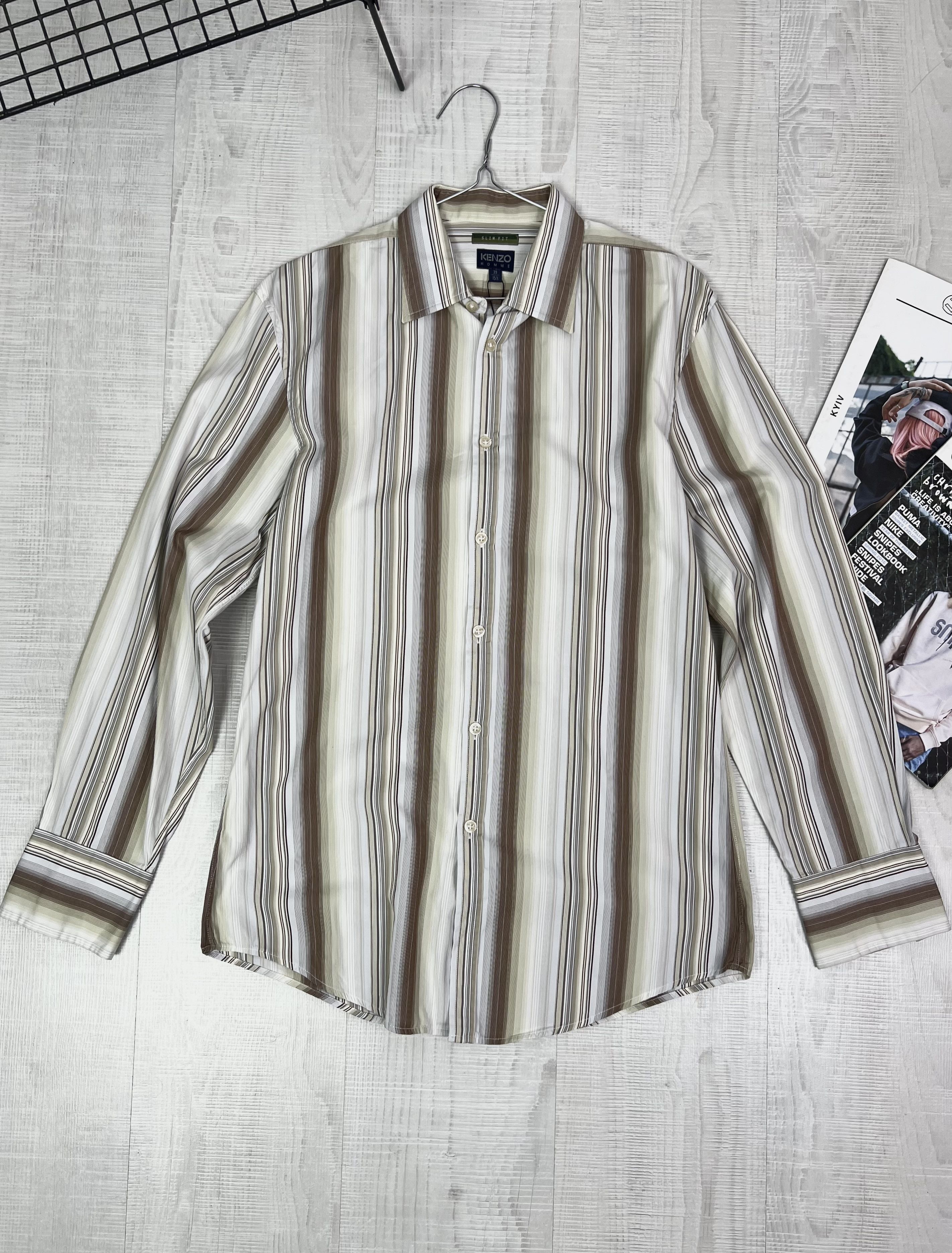 Kenzo Kenzo Homme x 90s vintage linen shirt x oversized