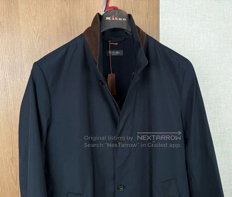 Loro Piana Loro Piana Sebring Men's Trench Coat. Size US XL / EU 56 / 4 - 3 Thumbnail