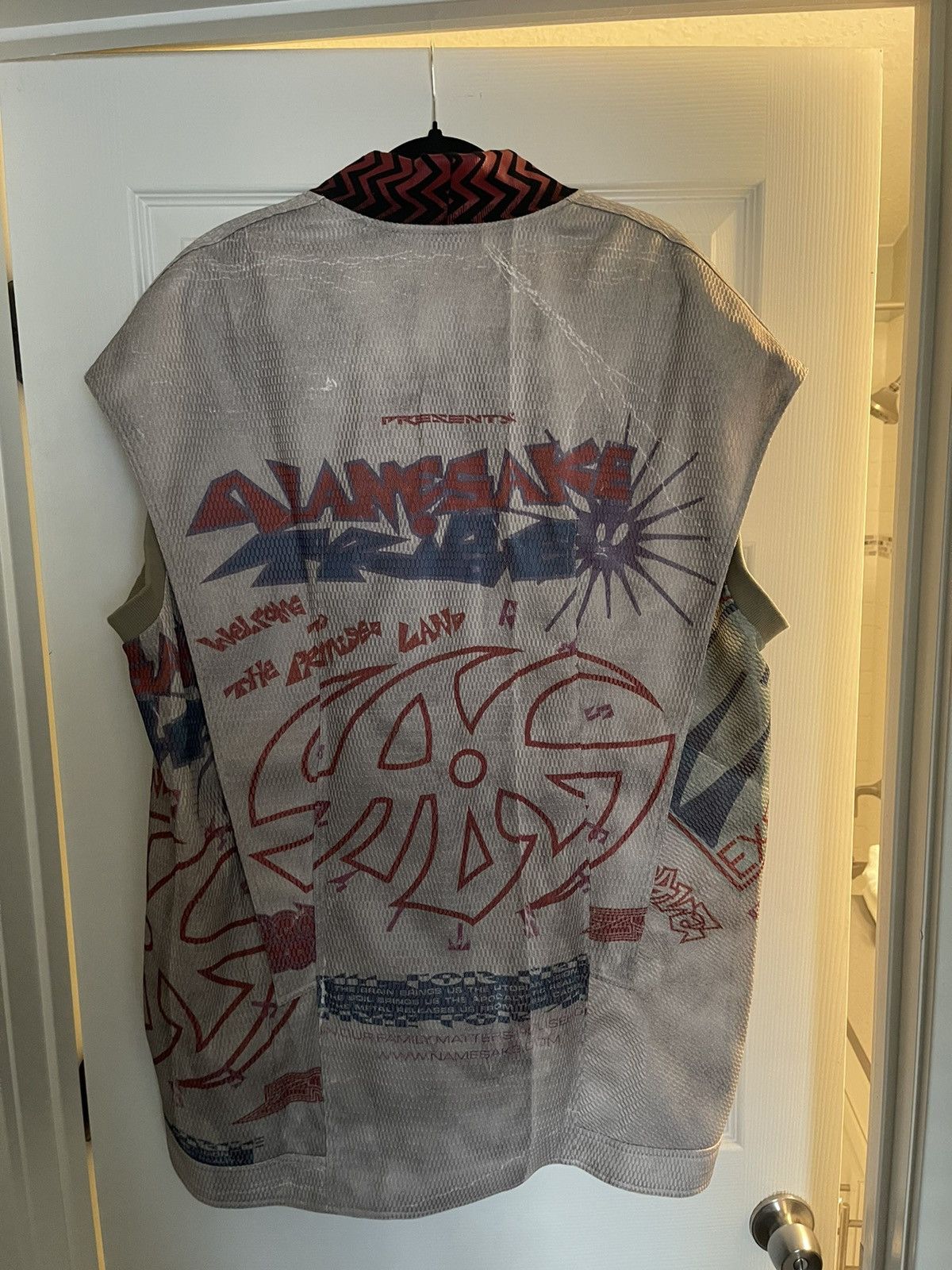 NAMESAKE MAHORN BOMBER VEST MULTI POSTERS Size US M / EU 48-50 / 2 - 7 Thumbnail