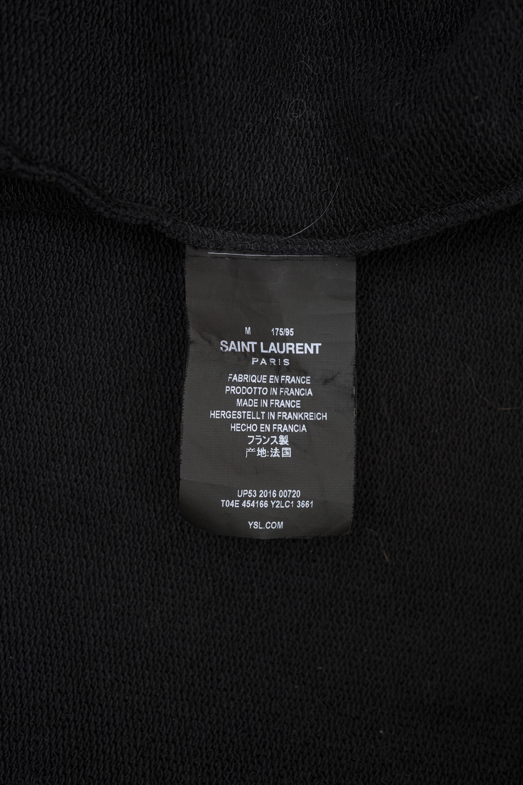 Saint Laurent Paris Saint Laurent SS17 Sweet Dreams Shark Zip Hoodie M Size US M / EU 48-50 / 2 - 4 Thumbnail