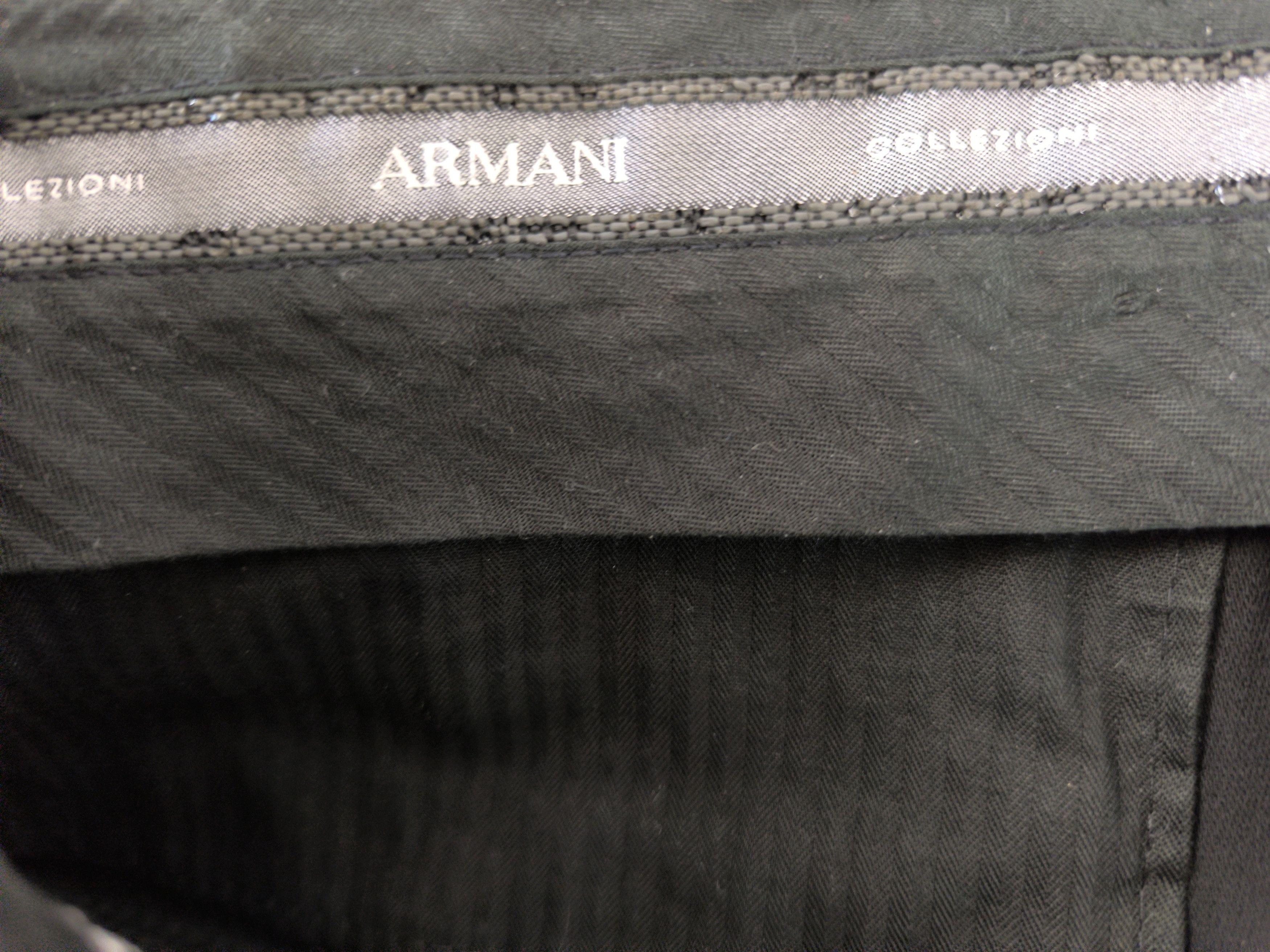 Armani Collezioni Armani Collezioni Vintage Formal Trousers Size 52R - 6 Thumbnail