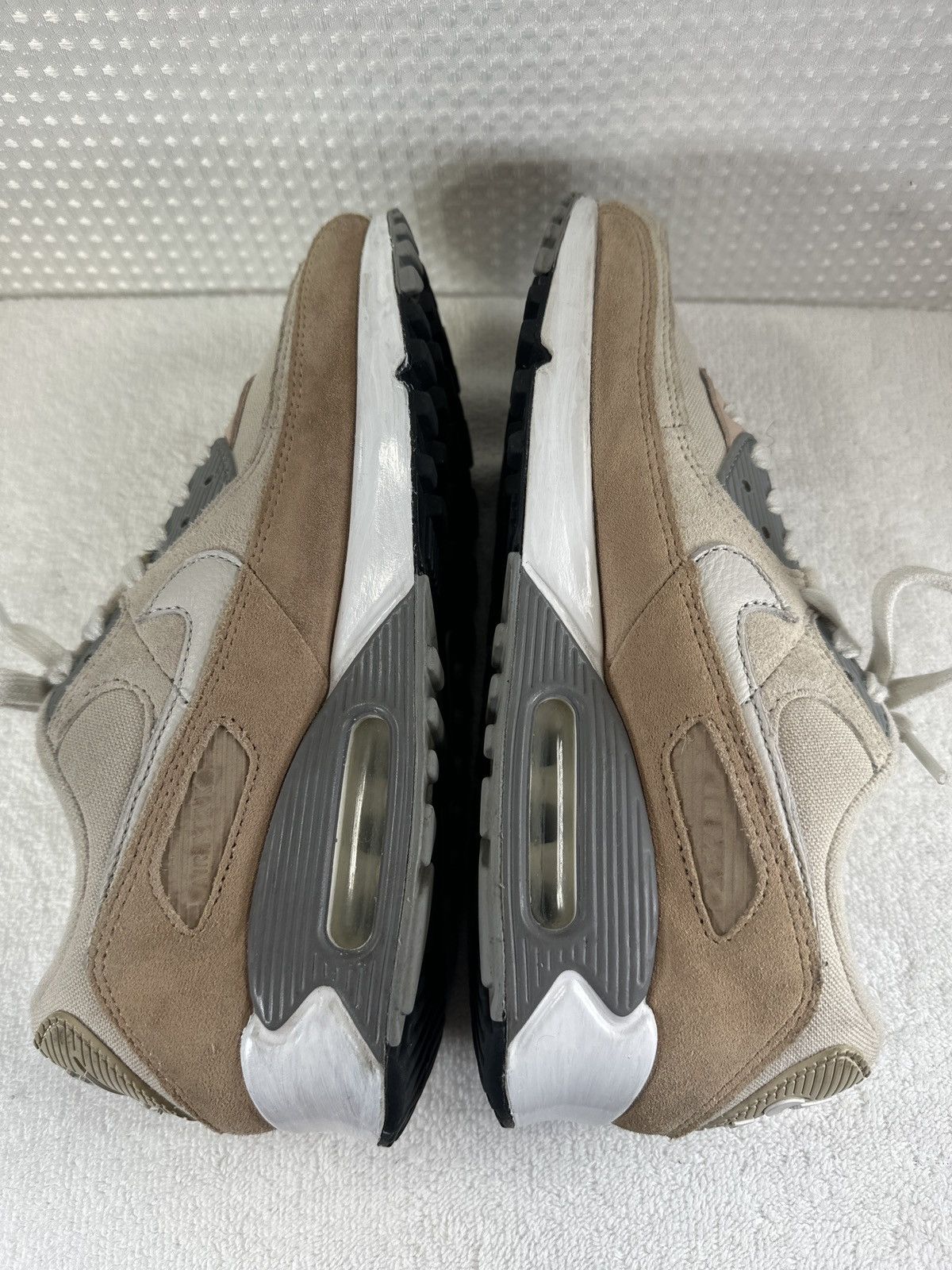 Nike NIKE AIR MAX 90 PREMIUM HEMP-SUMMIT WHITE-SANDDRIFT SHOES Size US 7.5 / EU 40-41 - 5 Thumbnail