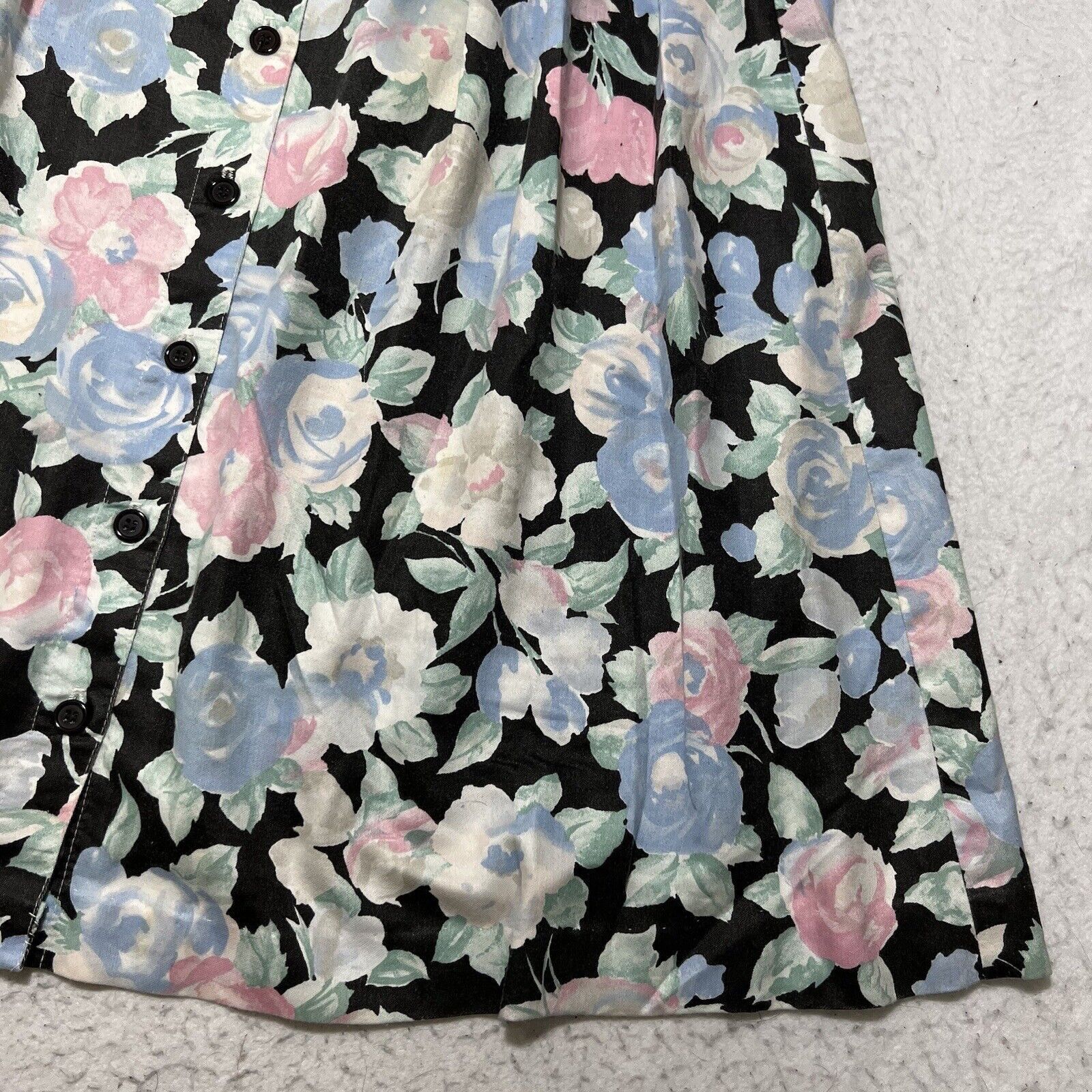 Diane von Furstenberg Vintage Diane Von Furstenberg Large Pleated Floral Skirt Size 34" / US 12 / IT 48 - 4 Thumbnail