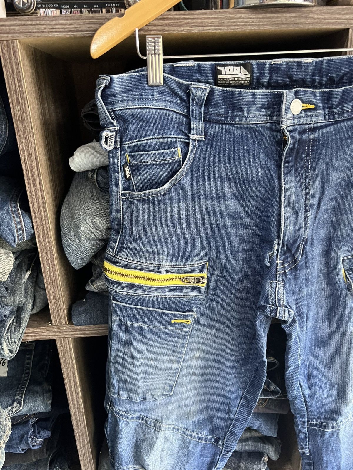 Other 🔥Toraichi Skinny Cargo Distressed Denim Size US 34 / EU 50 - 7 Thumbnail